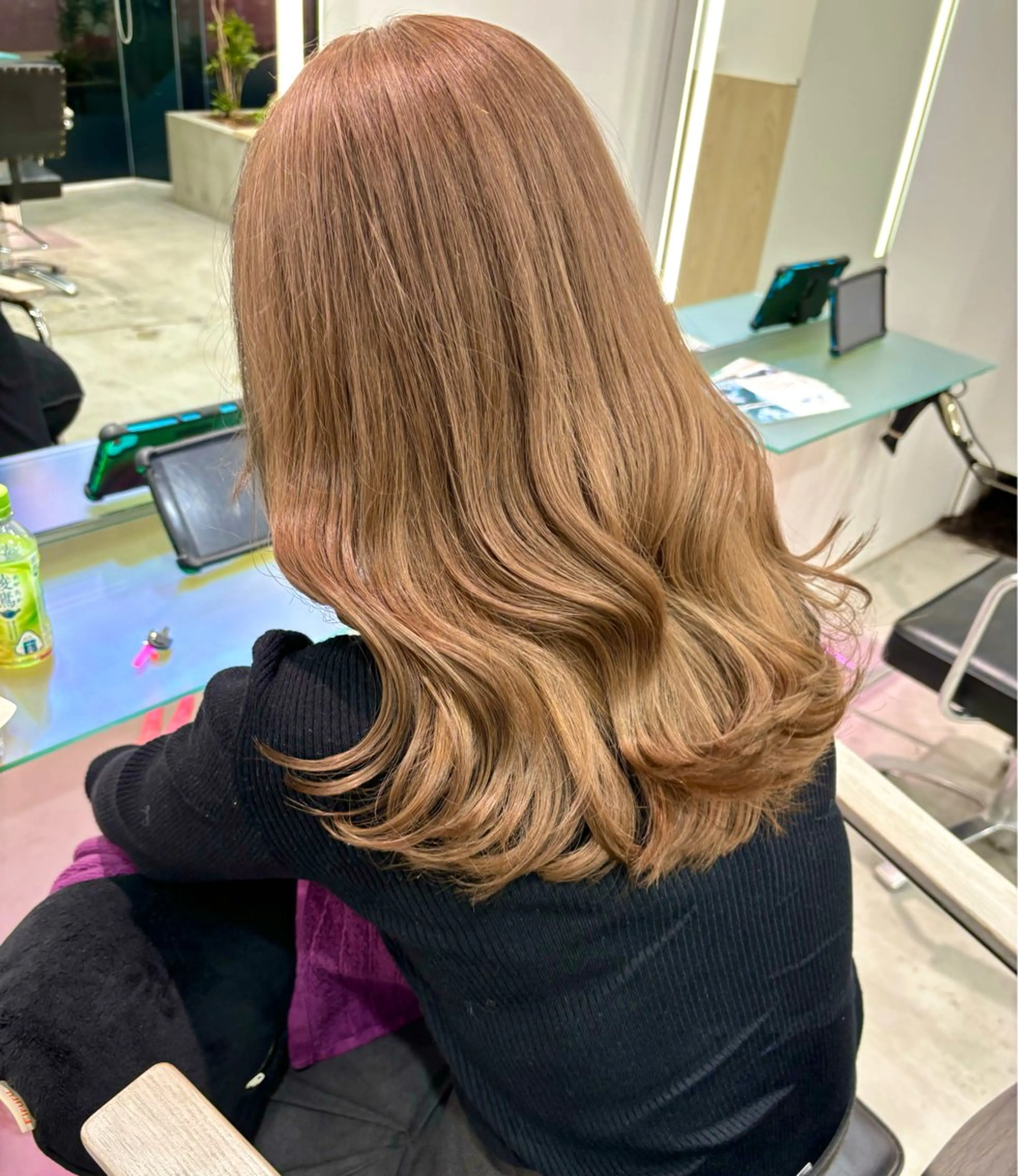 ミディアム カラー メンズカット ボブ/米崎駿也のヘアスタイル