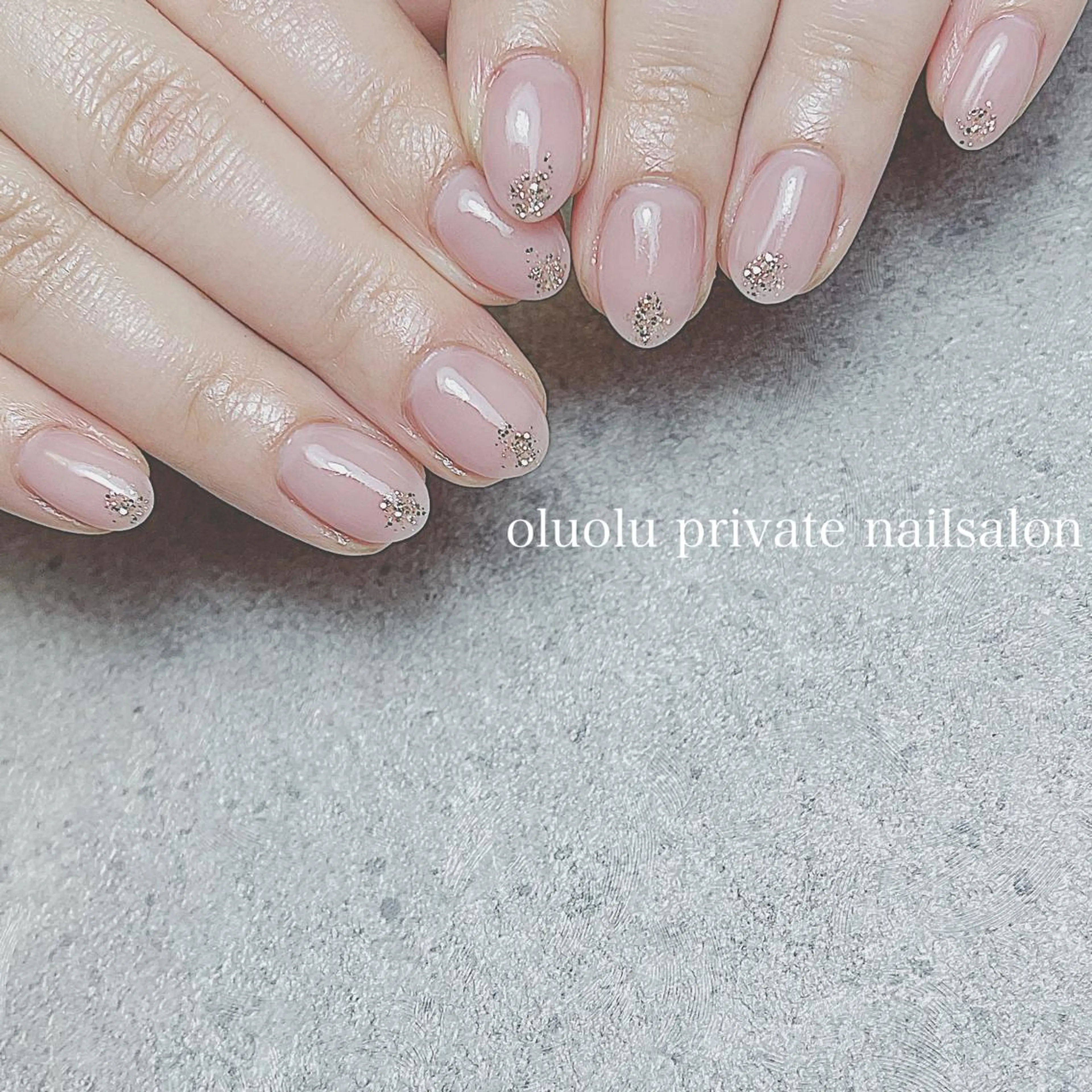 ネイル アートネイル 入学式 卒業式 ニュアンスネイル オフィスネイル ハンドネイル 大村 紬華のネイルデザイン