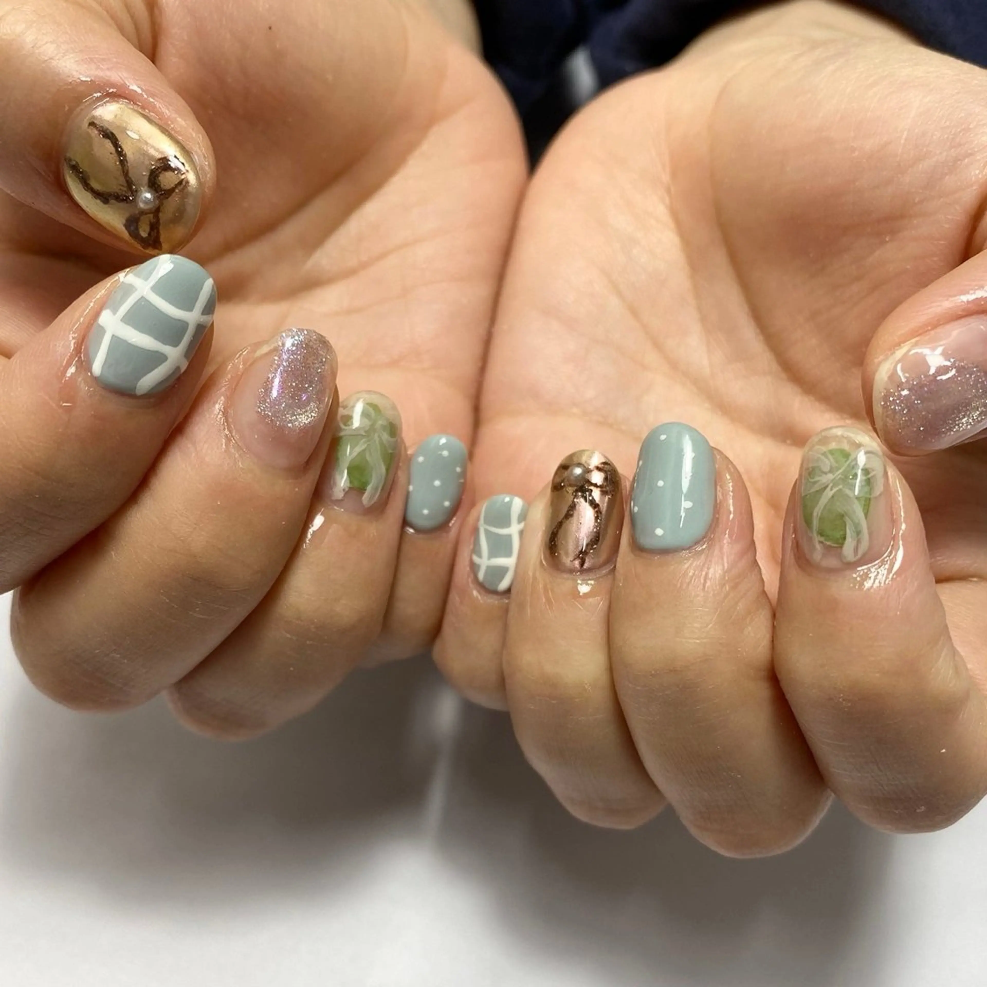 ネイル ジェルネイル マグネットネイル ニュアンスネイル ワンカラーネイル パラジェル ハンドネイル 草加ニュアンスネイル 🌚hersのネイルデザイン