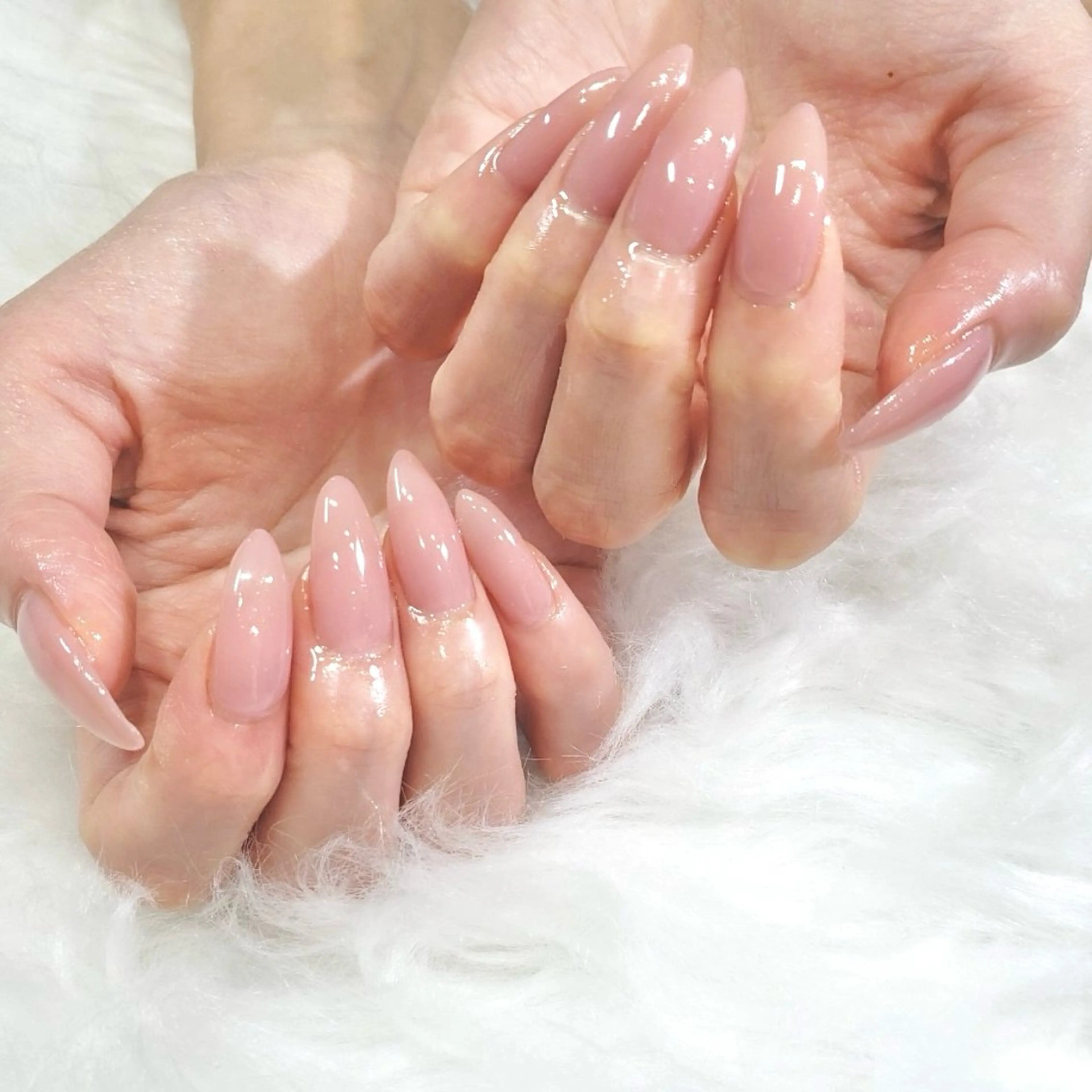 【新規限定】ワンカラーorラメグラデーション🎀美フォルム／オフ込の写真