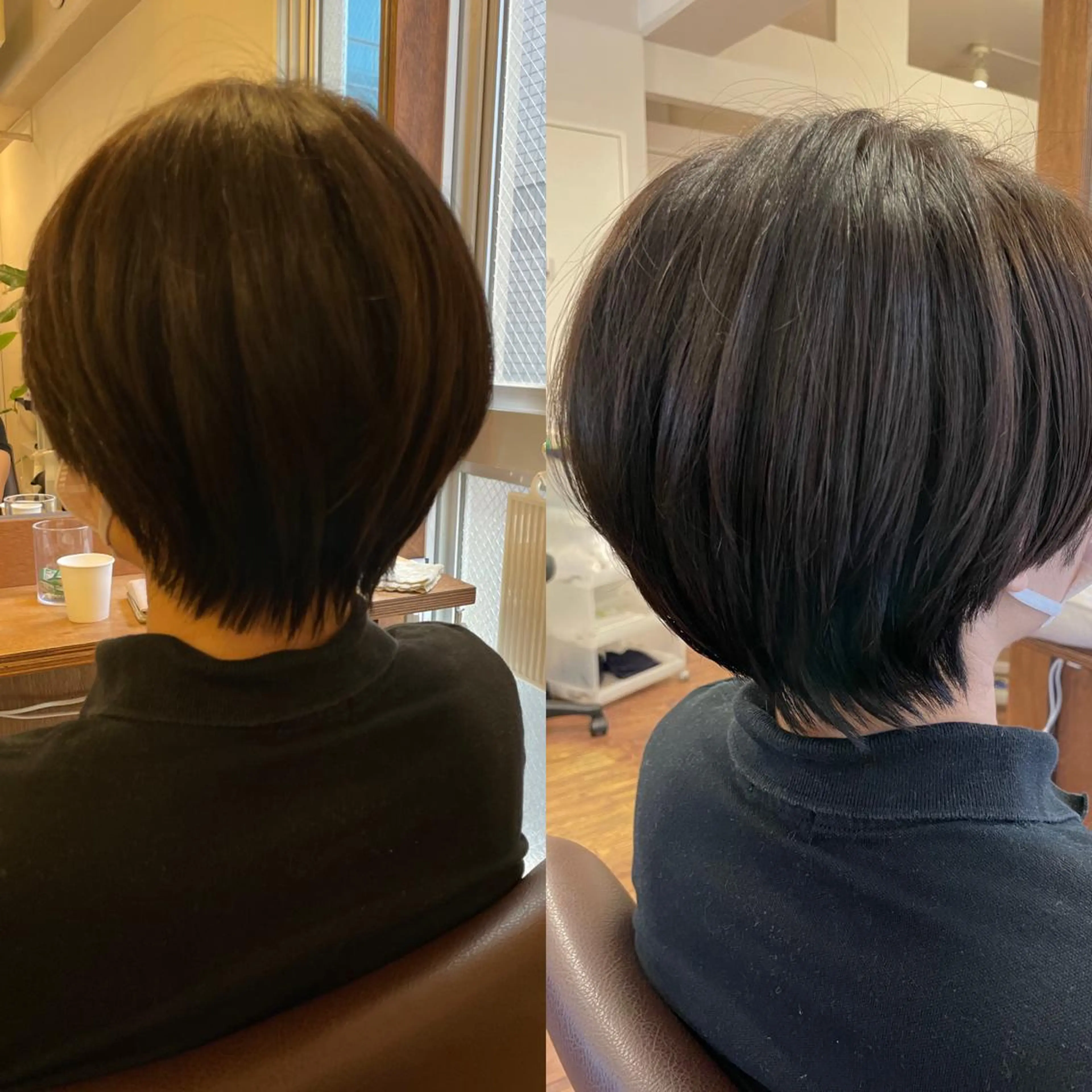 ショート ショートボブ ボブ ハイライト ショートヘア 加藤 泰輔のヘアスタイル