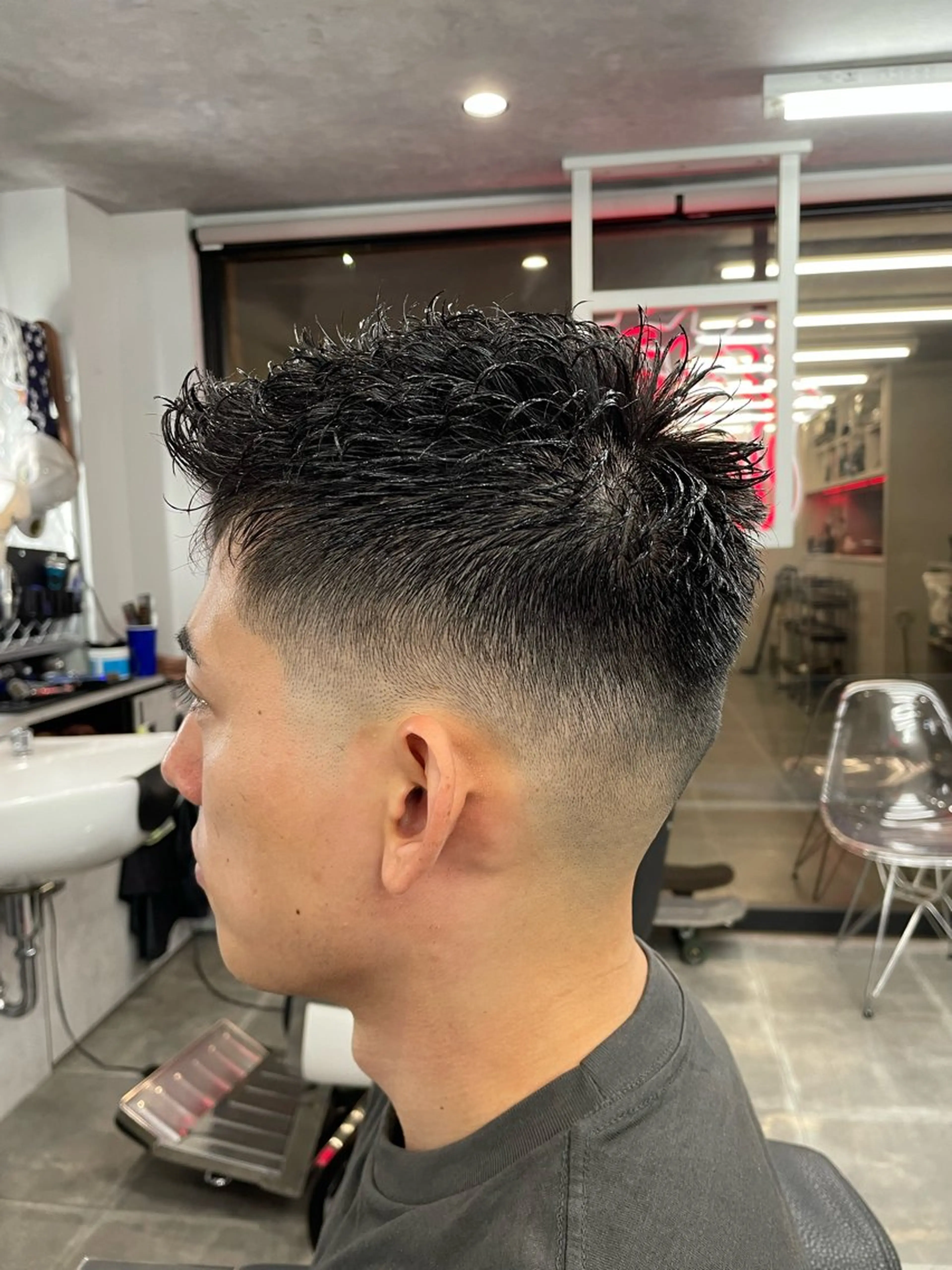 ショート メンズ FADE&LINE登戸店所属・🔥メンズ専門 美容師🔥 柳澤陵心のヘアスタイル