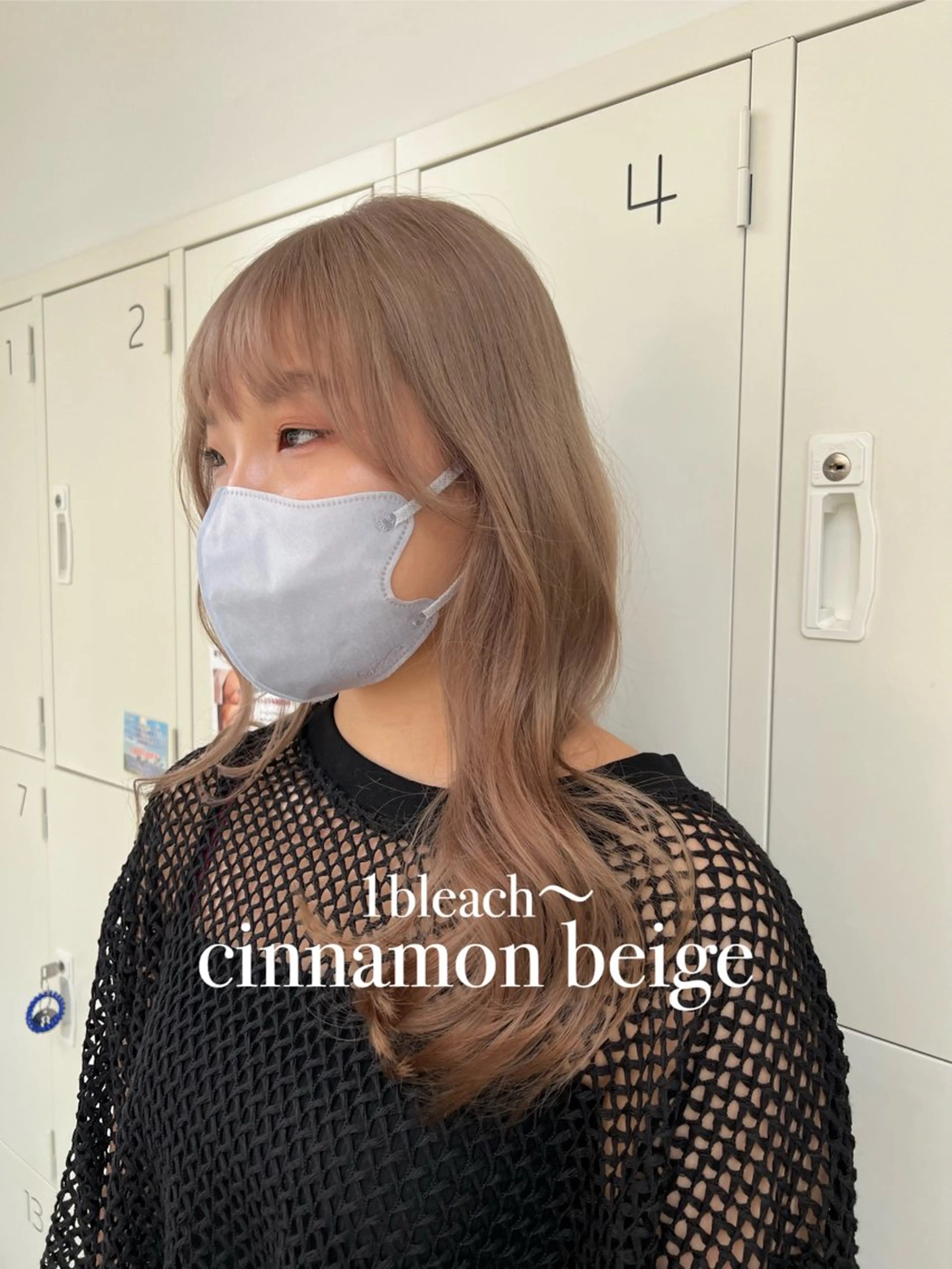 ロング カラー ベージュカラー ブリーチ ケアブリーチ ハイトーンカラー ヘアカラー Kana 🍋 ハイトーン【高円寺】のヘアスタイル