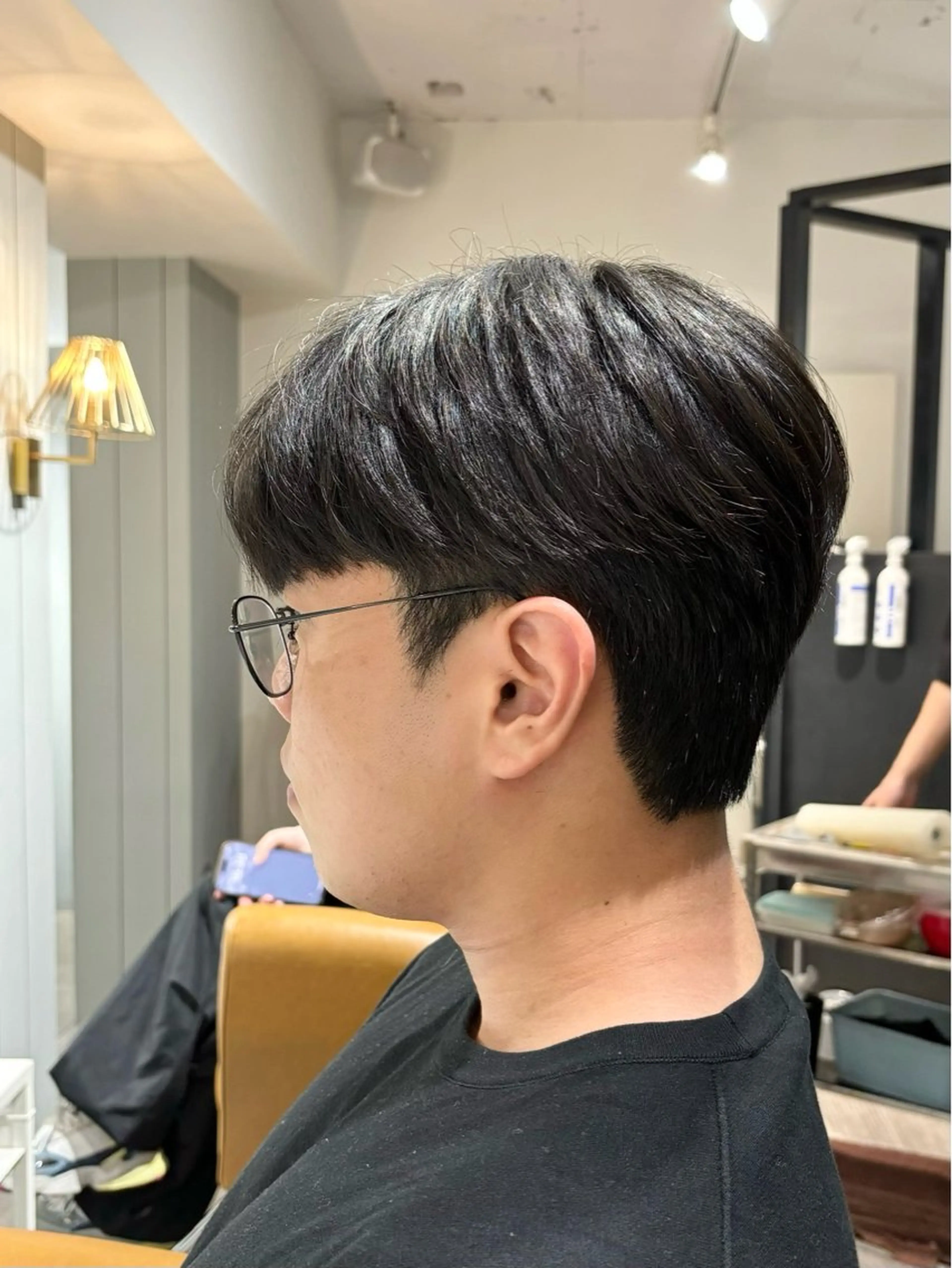 ショート メンズ 韓国メンズヘア/ ダウンパーマ/歩夢のヘアスタイル