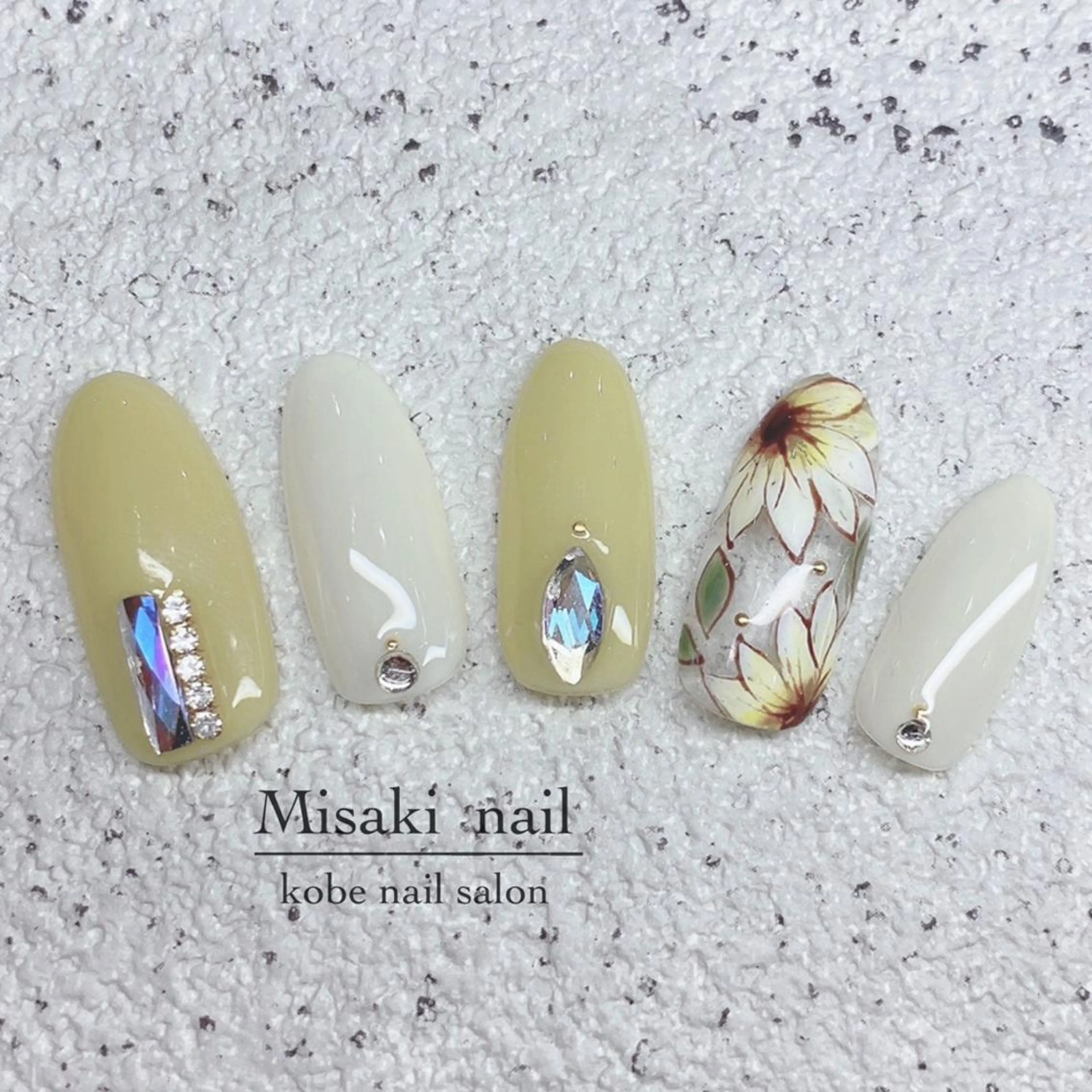 ネイル 韓国ネイル ワンホンネイル ハンドネイル nailsalon miinailsのネイルデザイン