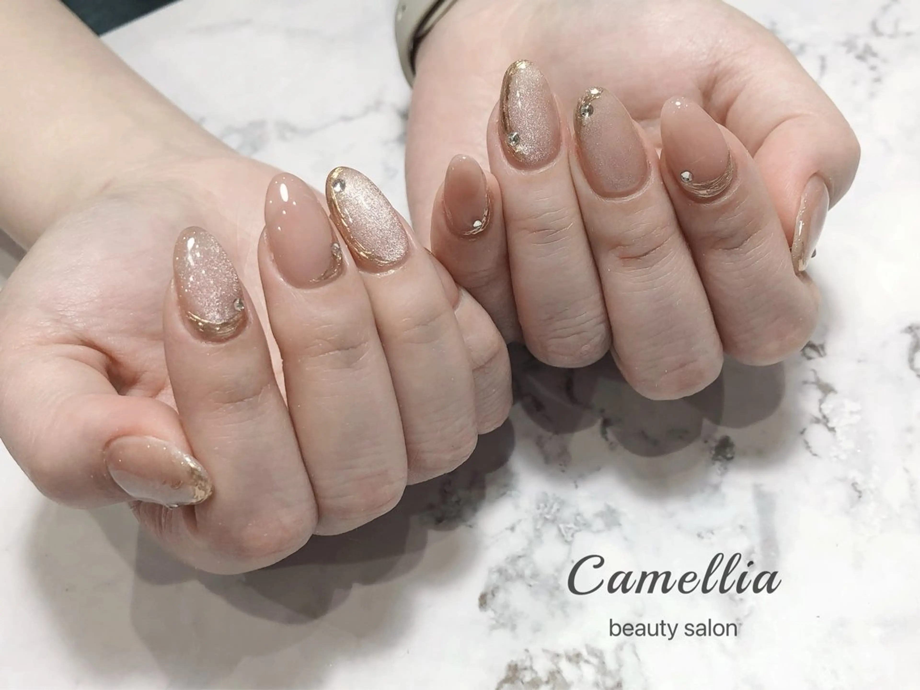 ネイル ハンドネイル ハンドケア Camellia nail salonのネイルデザイン