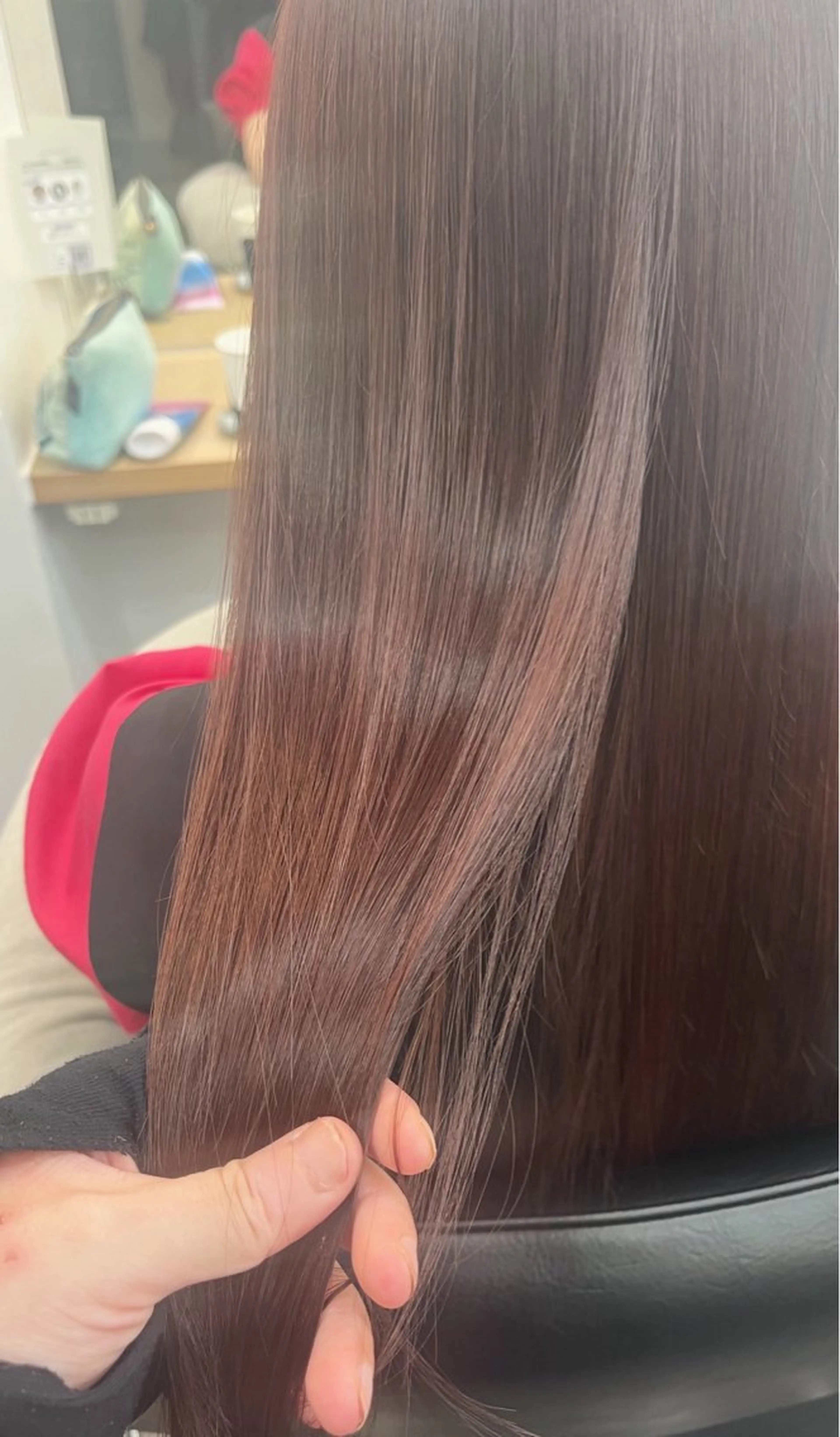 ロング カラー トリートメント mai🐷髪質改善 🖤透ける暗髪🖤のヘアスタイル