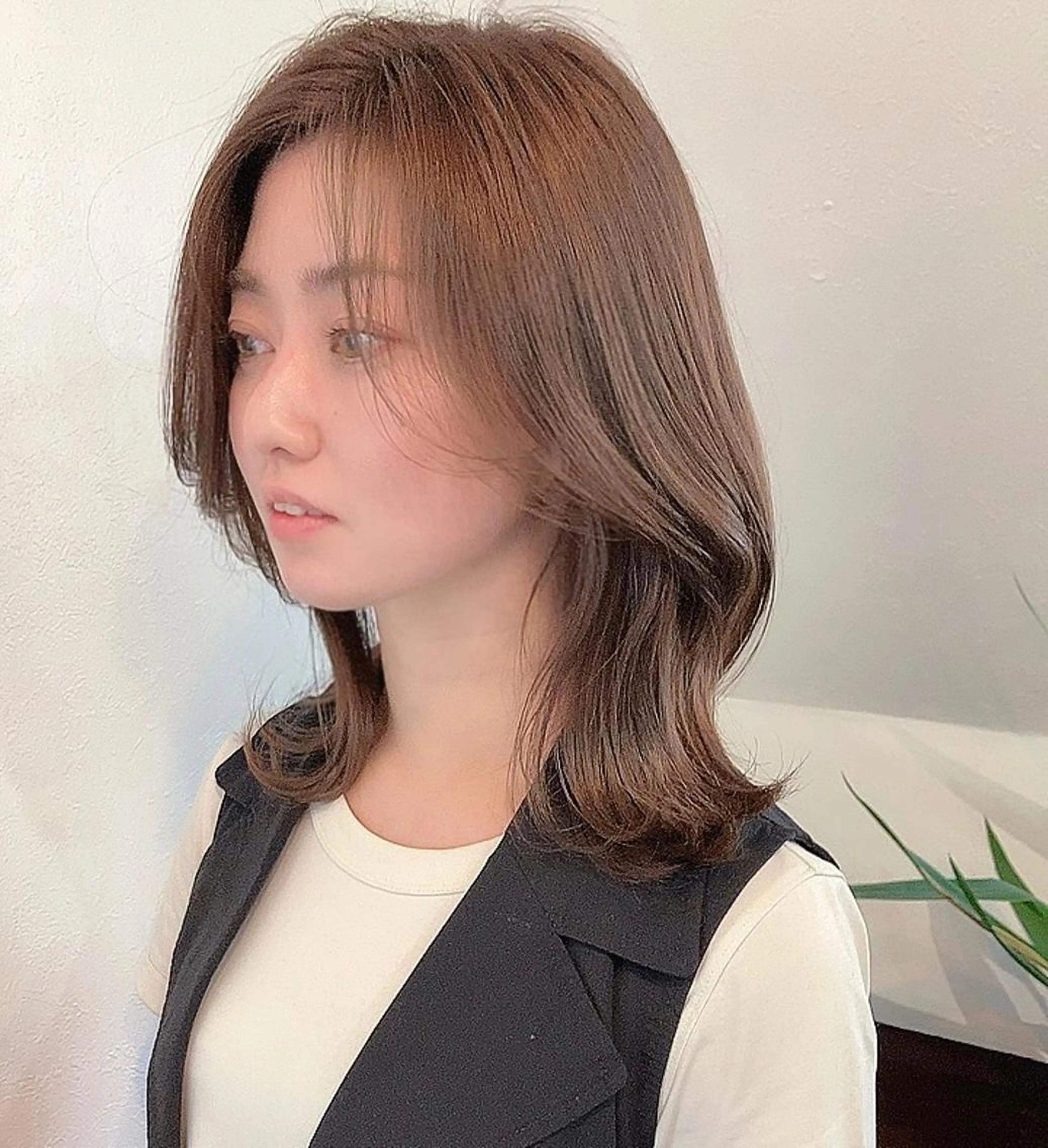 ミディアム カラー ヘッドスパ hair salon mtm所属・🕊mtm🫧梅田/ 定額制/透明感/艶髪のヘアスタイル