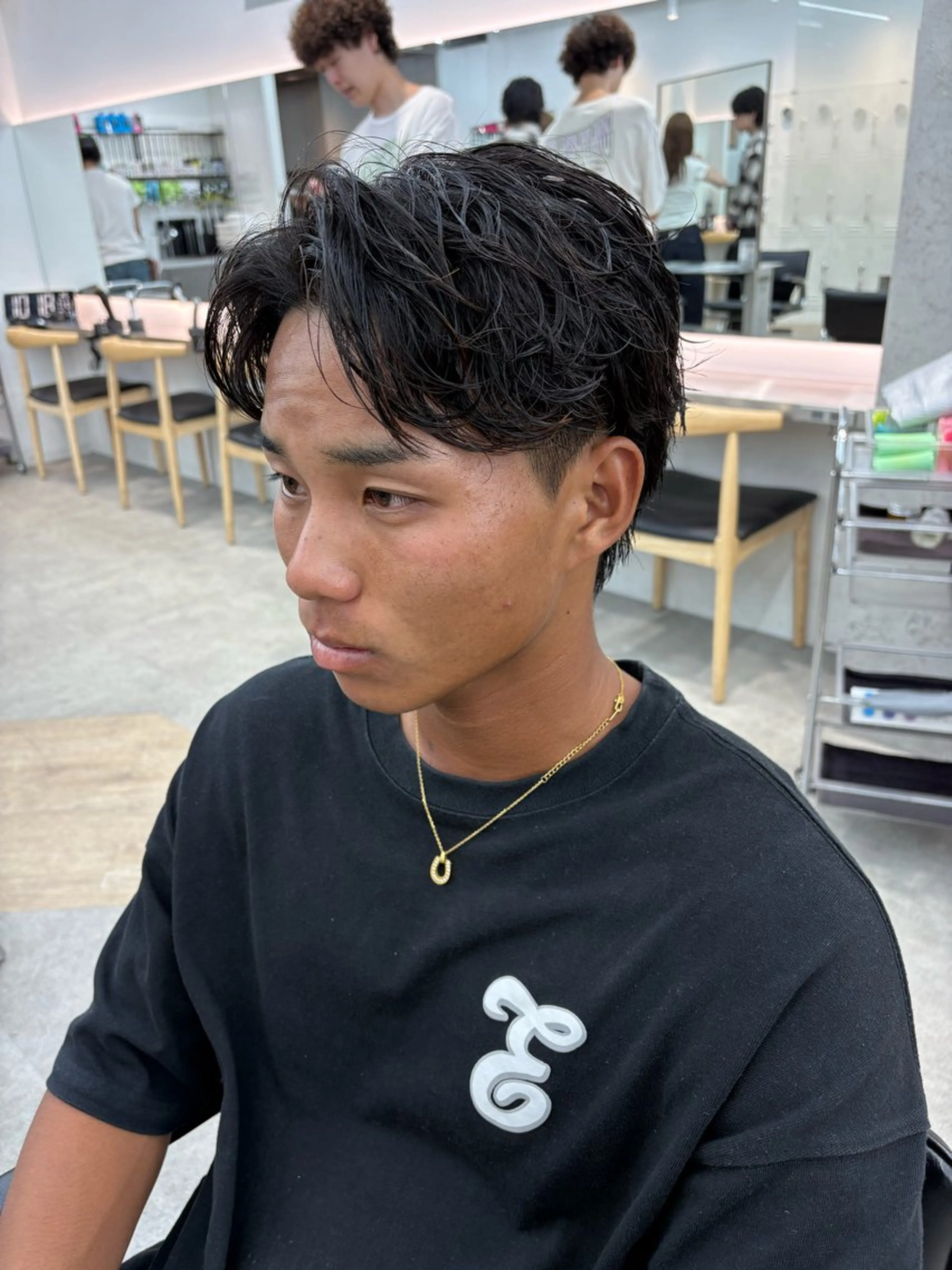 パーマ メンズ パーマ 🌀toa/波巻き✨ /メンズパーマ／栄のヘアスタイル