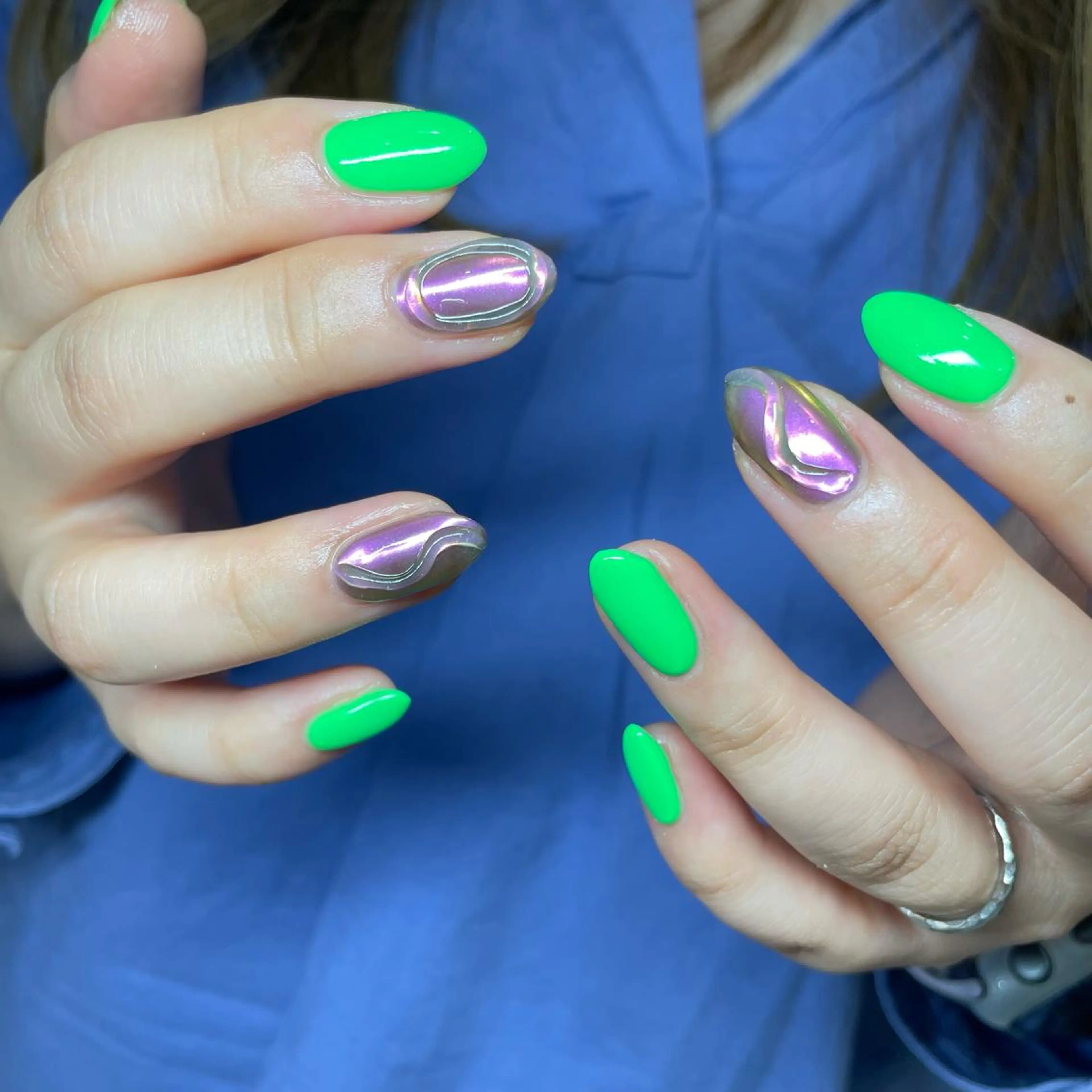 ネイル ニュアンス🥀個性派 MIYU🪅のネイルデザイン