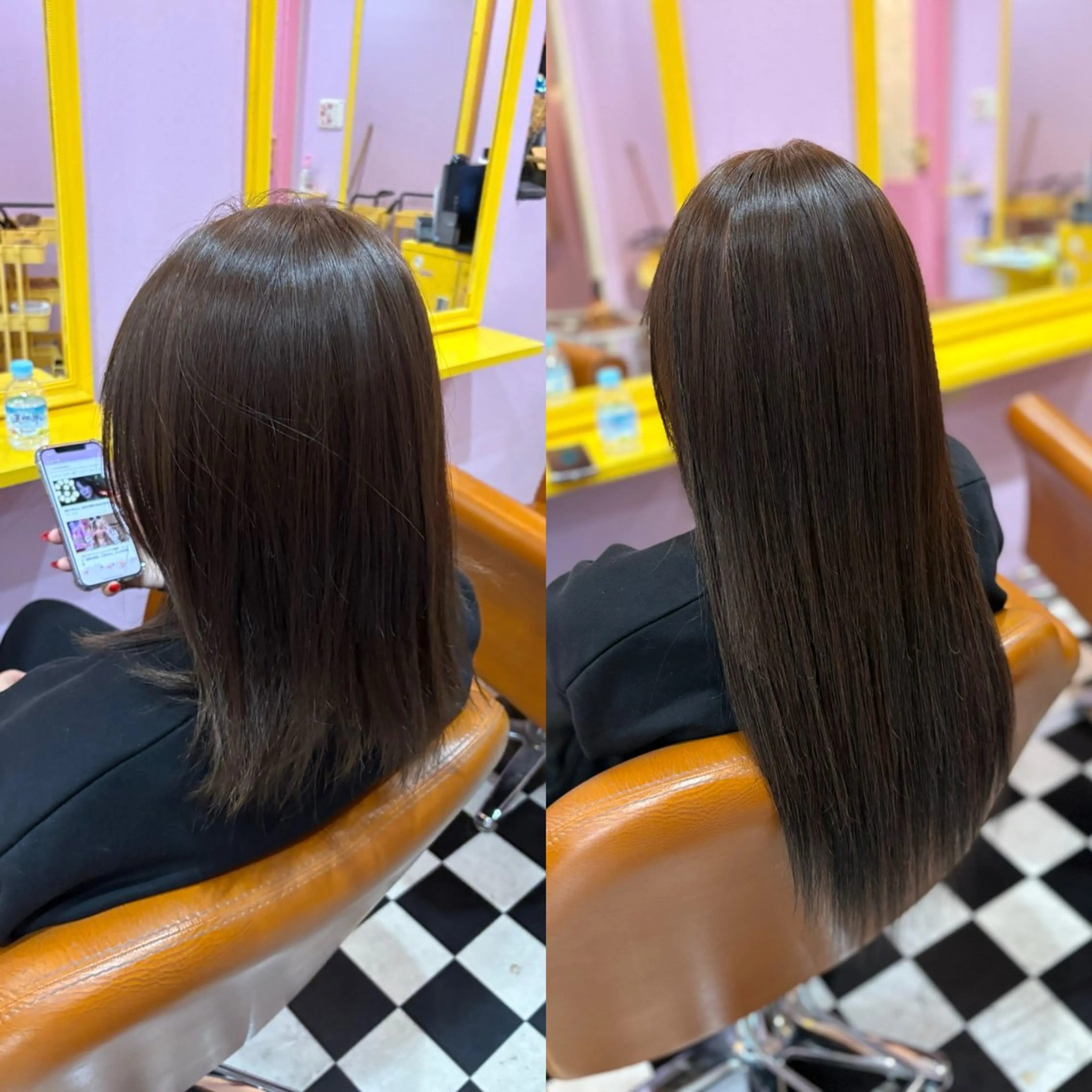 ミディアム チビ編み込みエクステ どぅ〜す/YUIのヘアスタイル