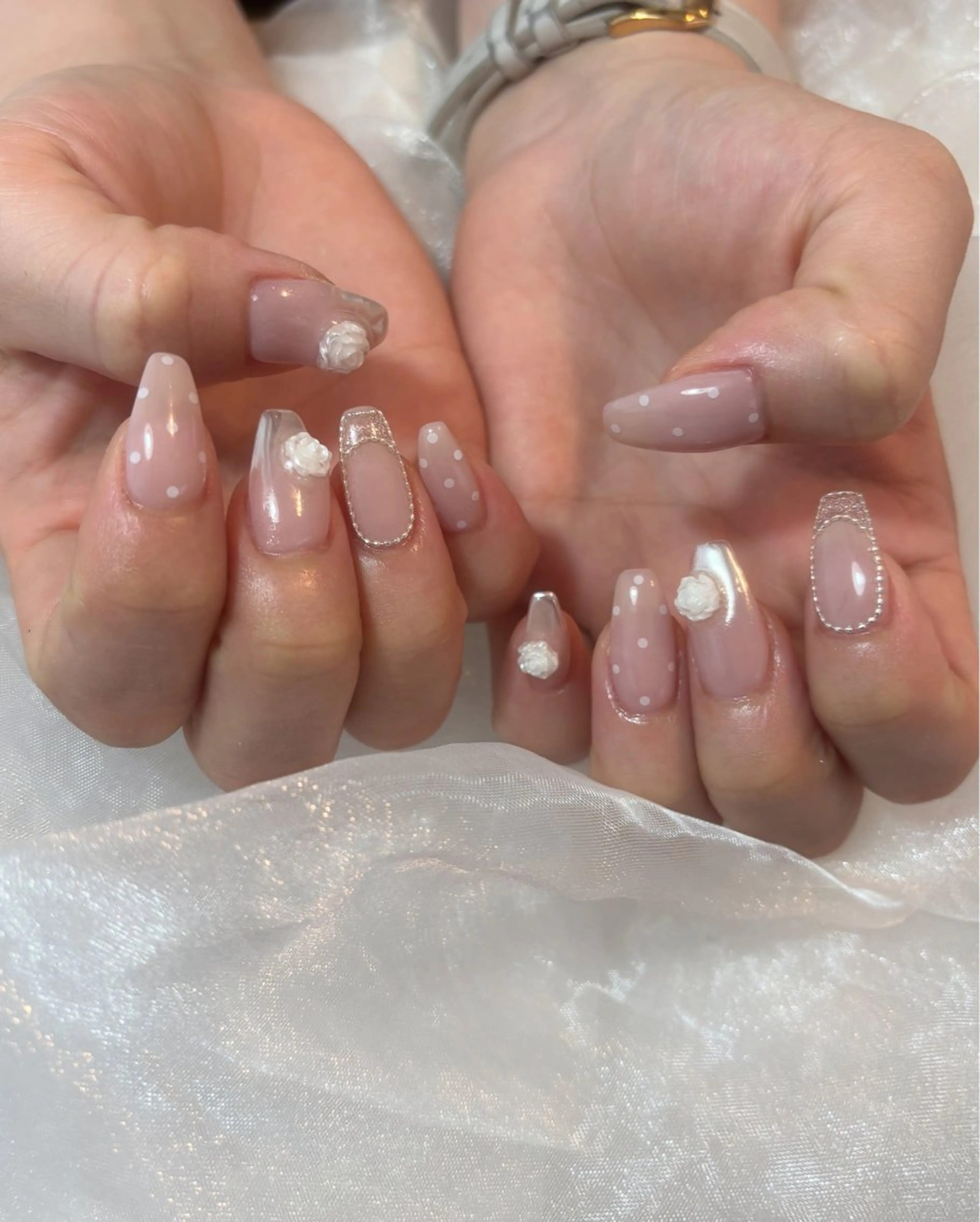 ネイル ピンク ハンドネイル Hanana Nail所属・Hanana Nail Hanaのネイルデザイン