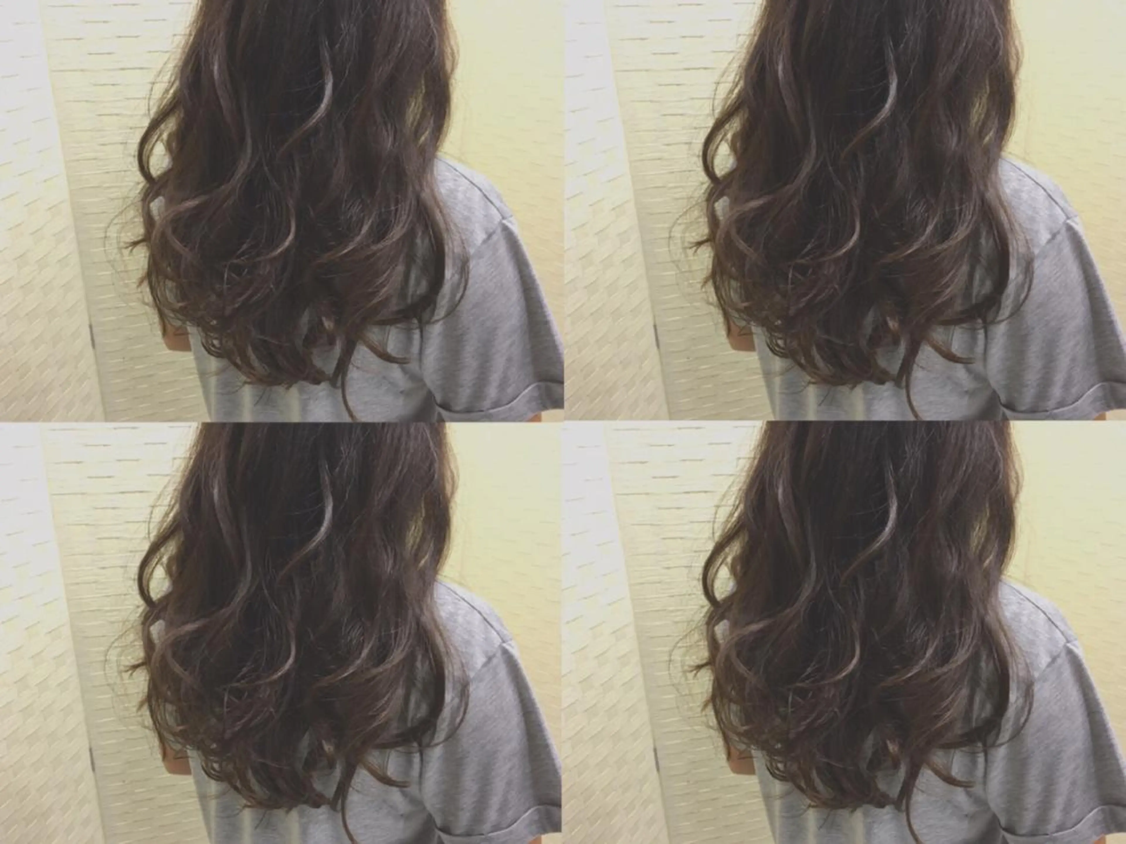 ミディアム セミロング ロング カラー boutique misakiのヘアスタイル