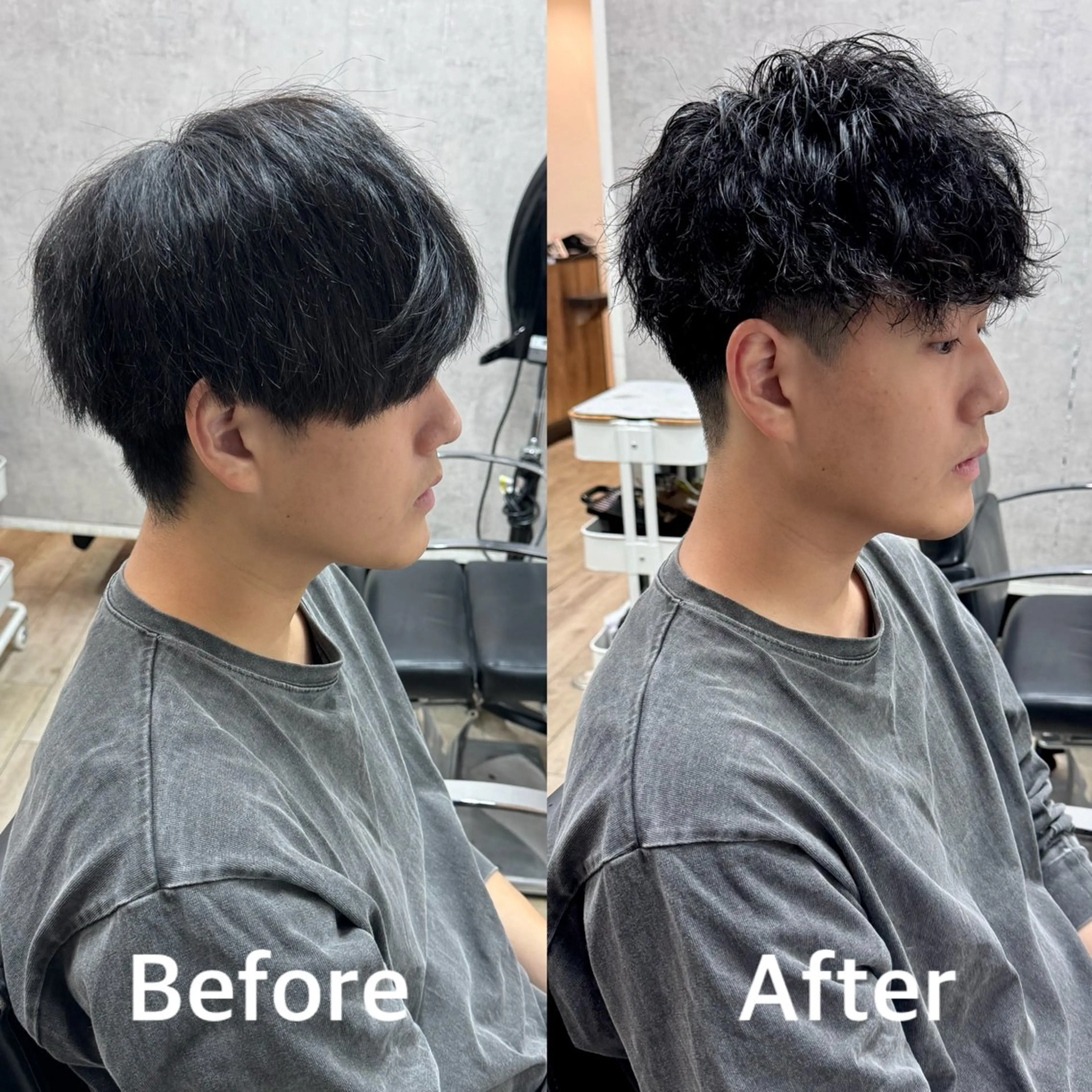 ミディアム パーマ メンズ ミディアムパーマ メンズパーマ ツイストスパイラルパーマ 似合わせカット スパイラルパーマ カット パーマ ヘアセット 【池袋/スパイキー ショート】ⓝⓘⓜⓤのヘアスタイル