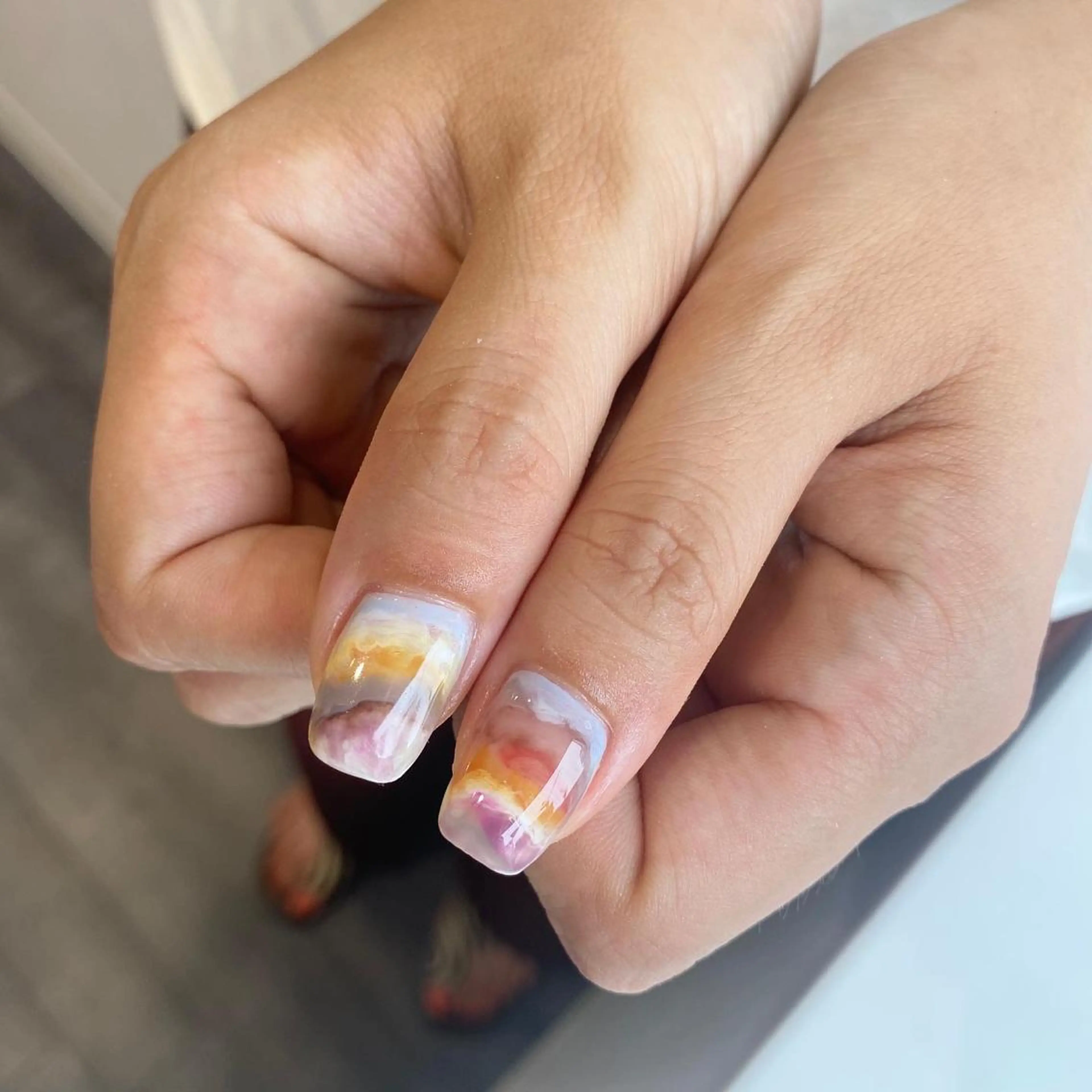 ネイル ハンドネイル NINEnami ニュアンスネイルのネイルデザイン