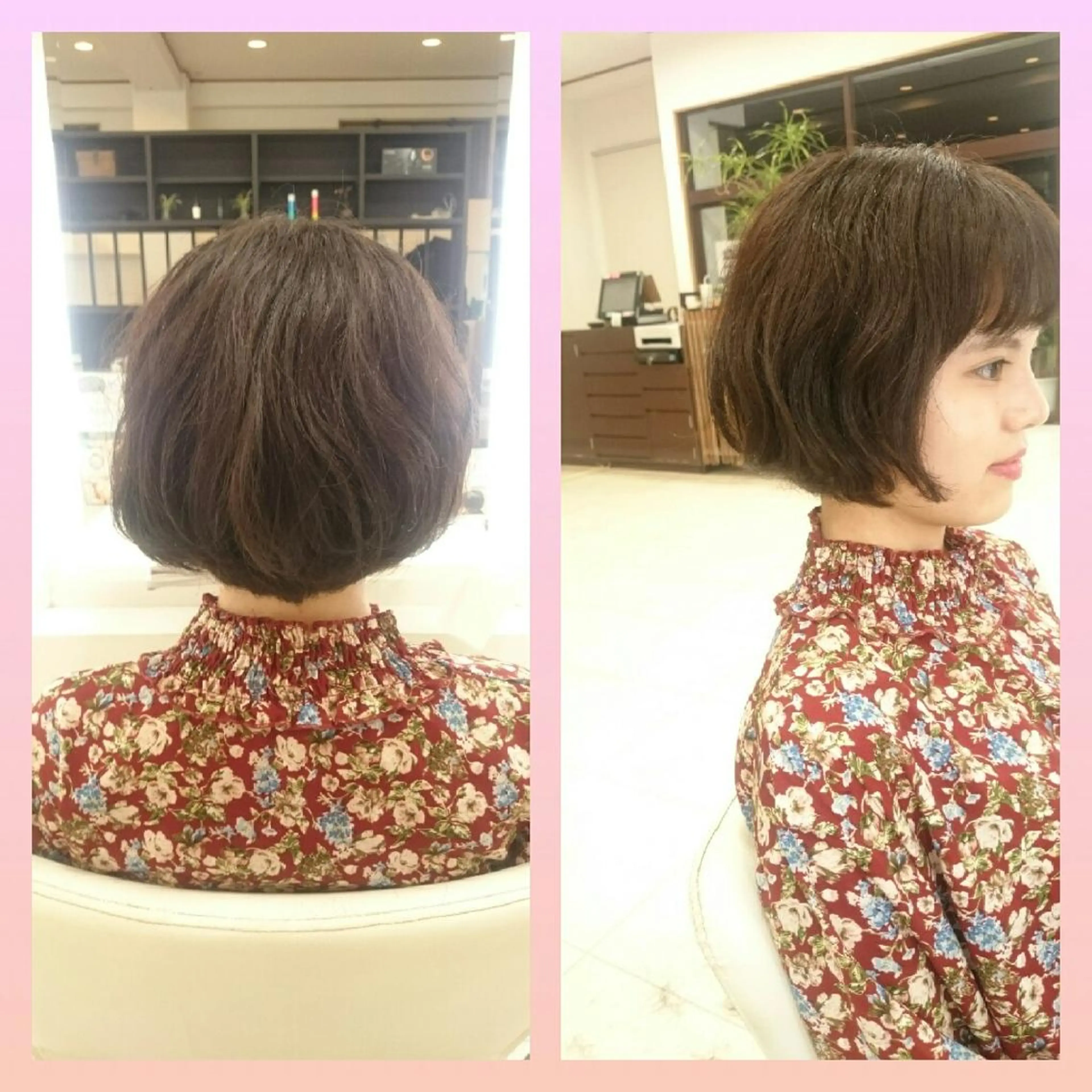 ショート キンジョウ エナミのヘアスタイル