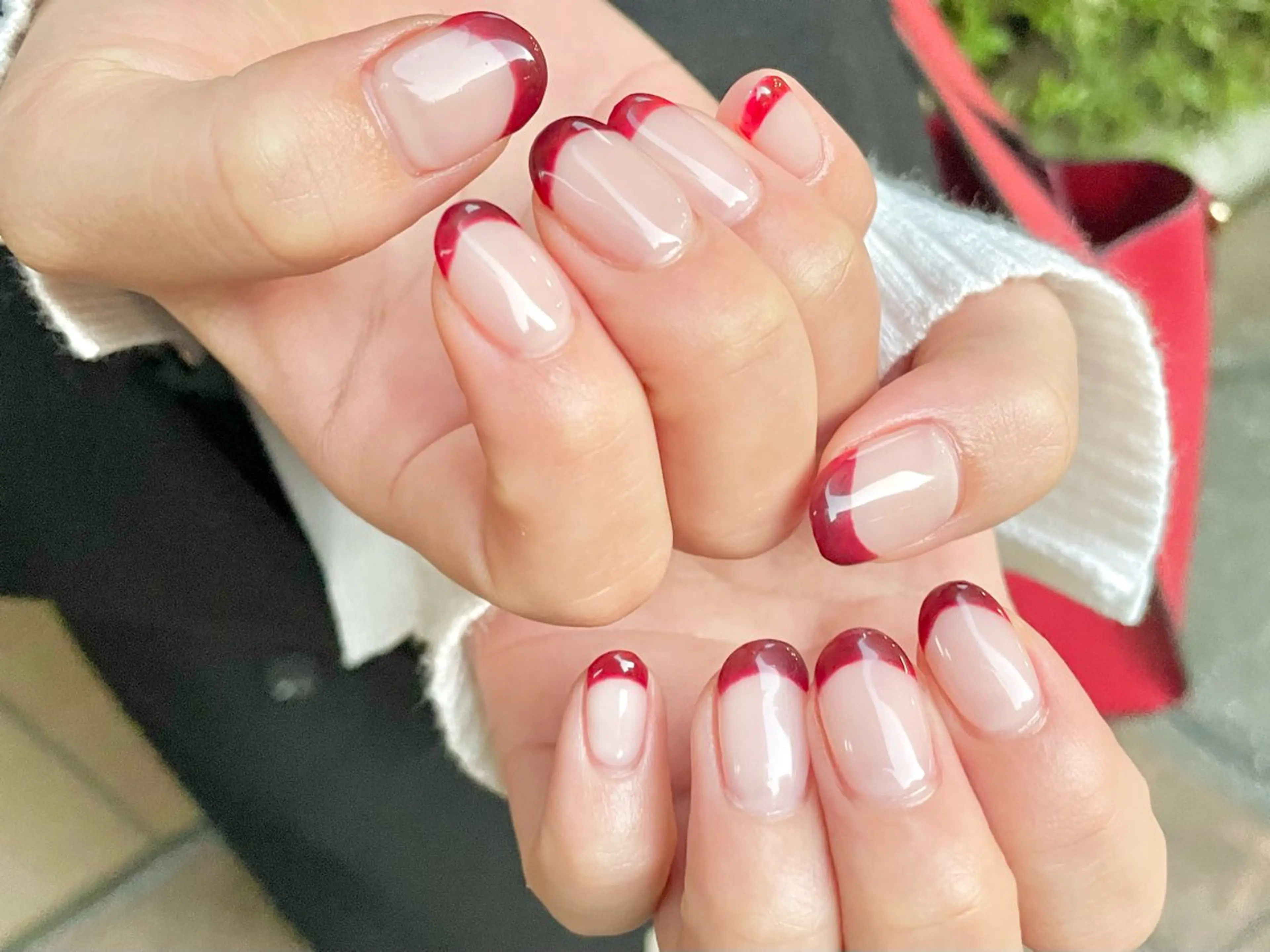 ネイル ボルドー ハンドネイル ROCCO nailのネイルデザイン