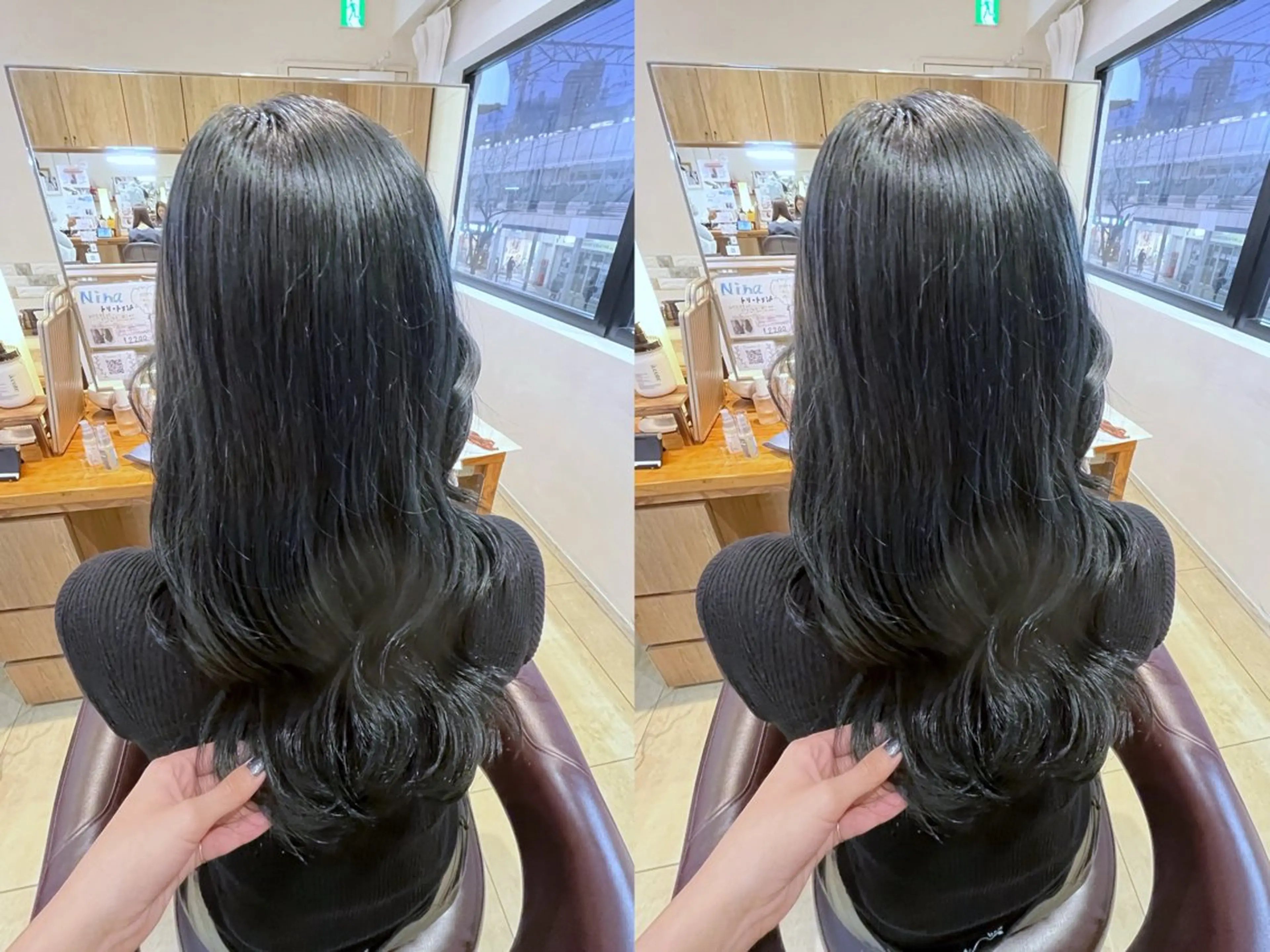 ロング カラー カット ヘアカラー 奥山 沙季(大井町)のヘアスタイル