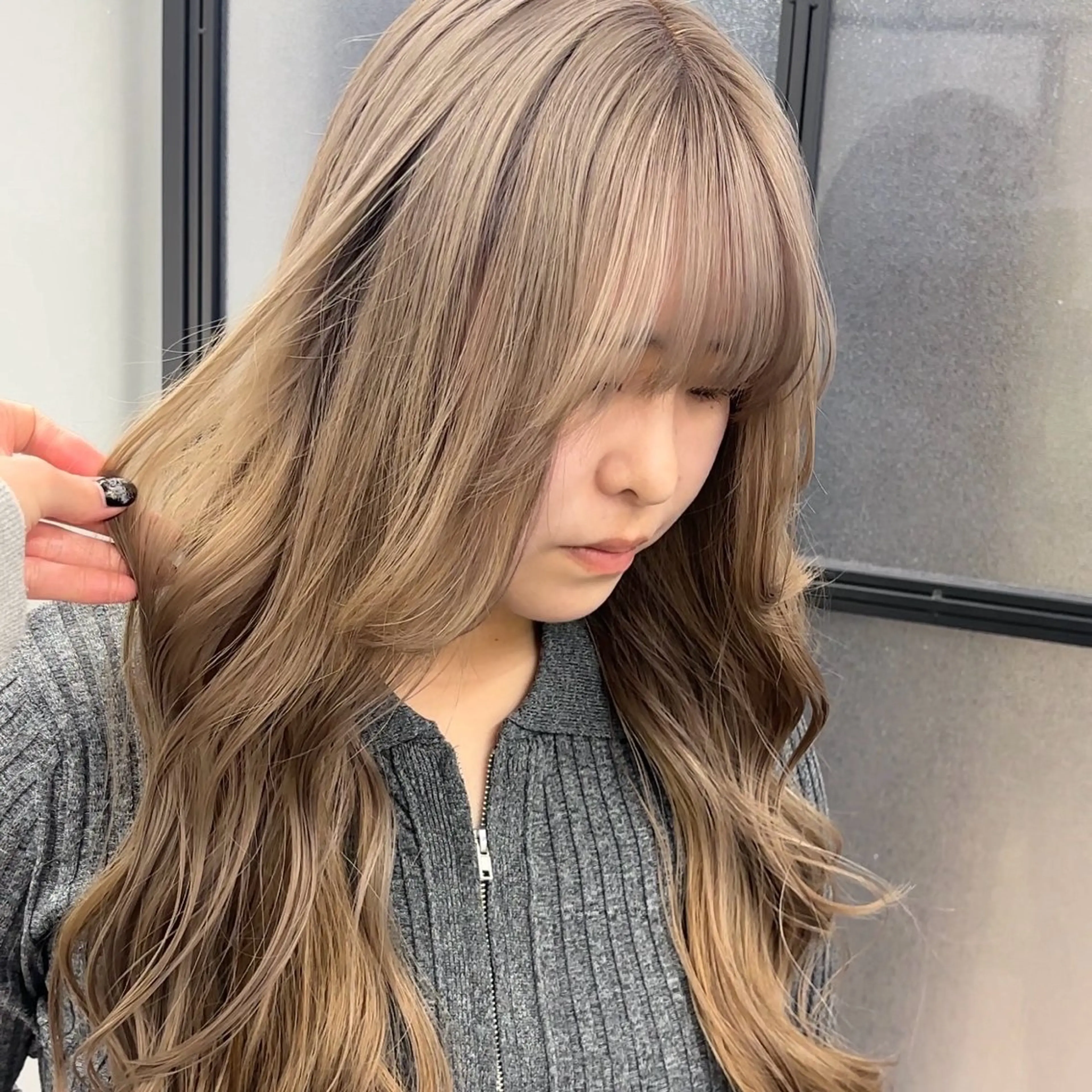 ロング カラー ヘアカラー Ren. 🦋デザインカラーのヘアスタイル