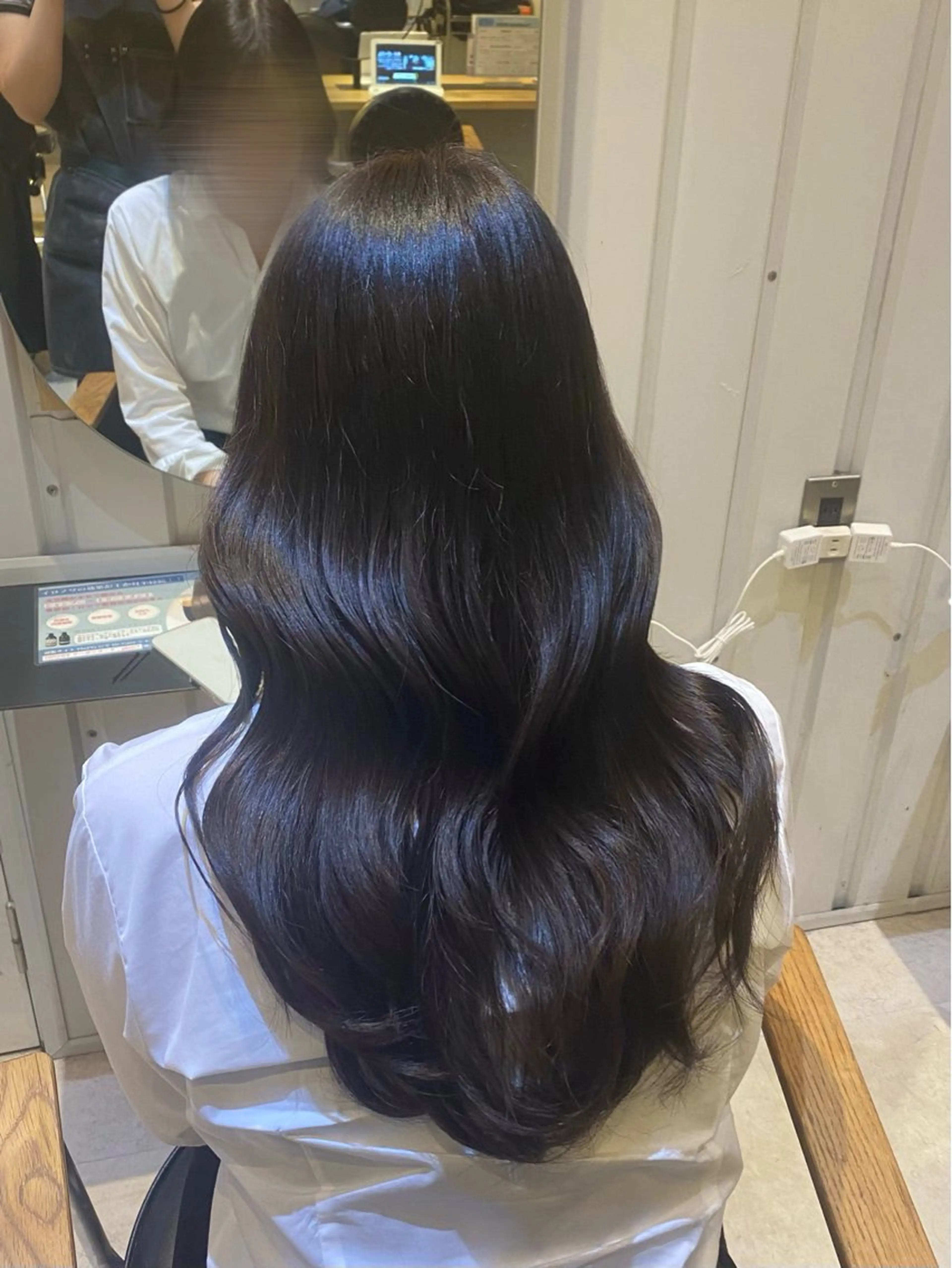 ロング カラー ヘアアレンジ 髪質改善＆トリートメント over hair所沢店所属・韓国風/レイヤー/ 𝑵𝒂𝒏𝒂🩶のヘアスタイル