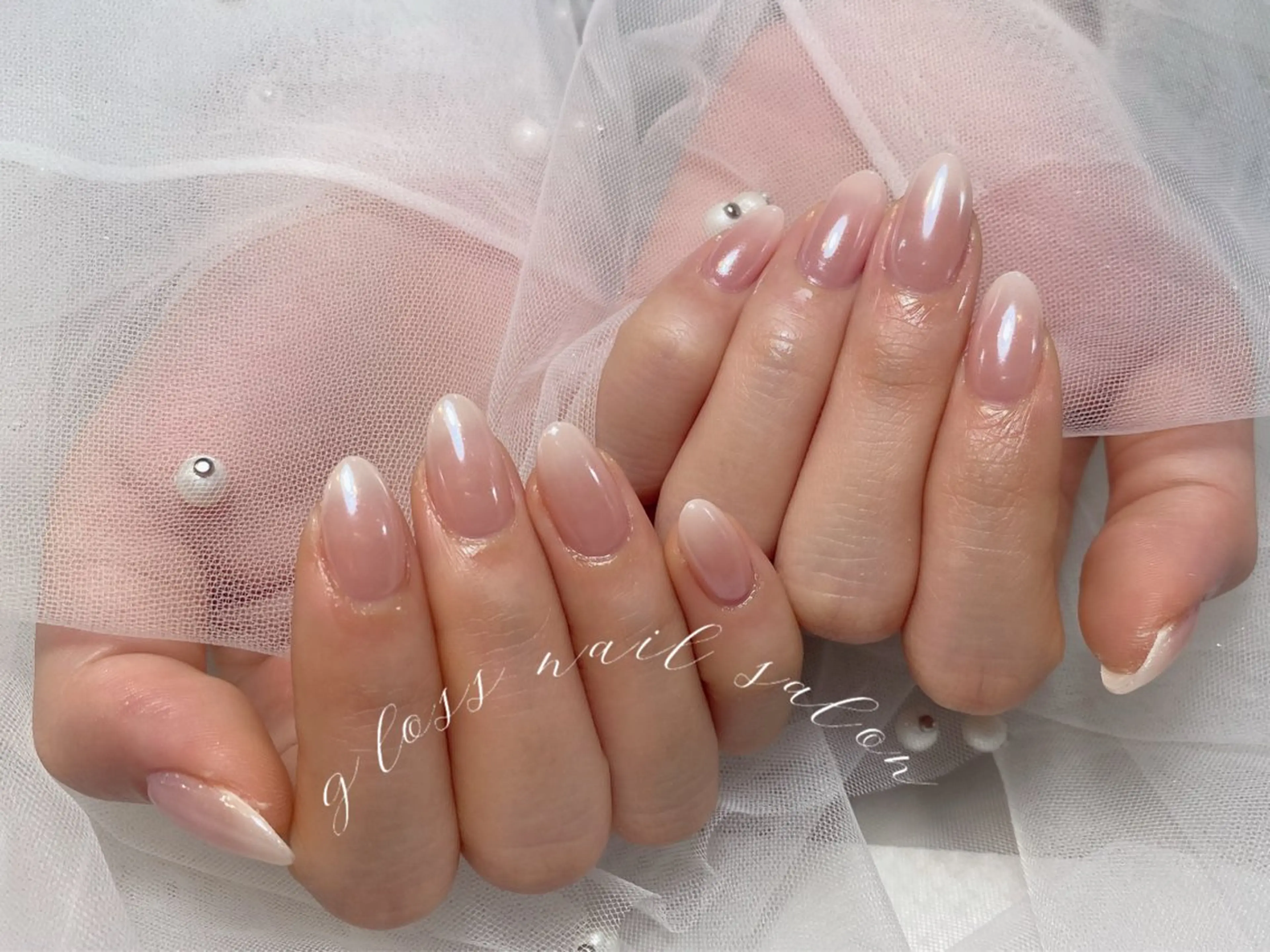 ネイル ハンドネイル りこ💕 gloss nailのネイルデザイン
