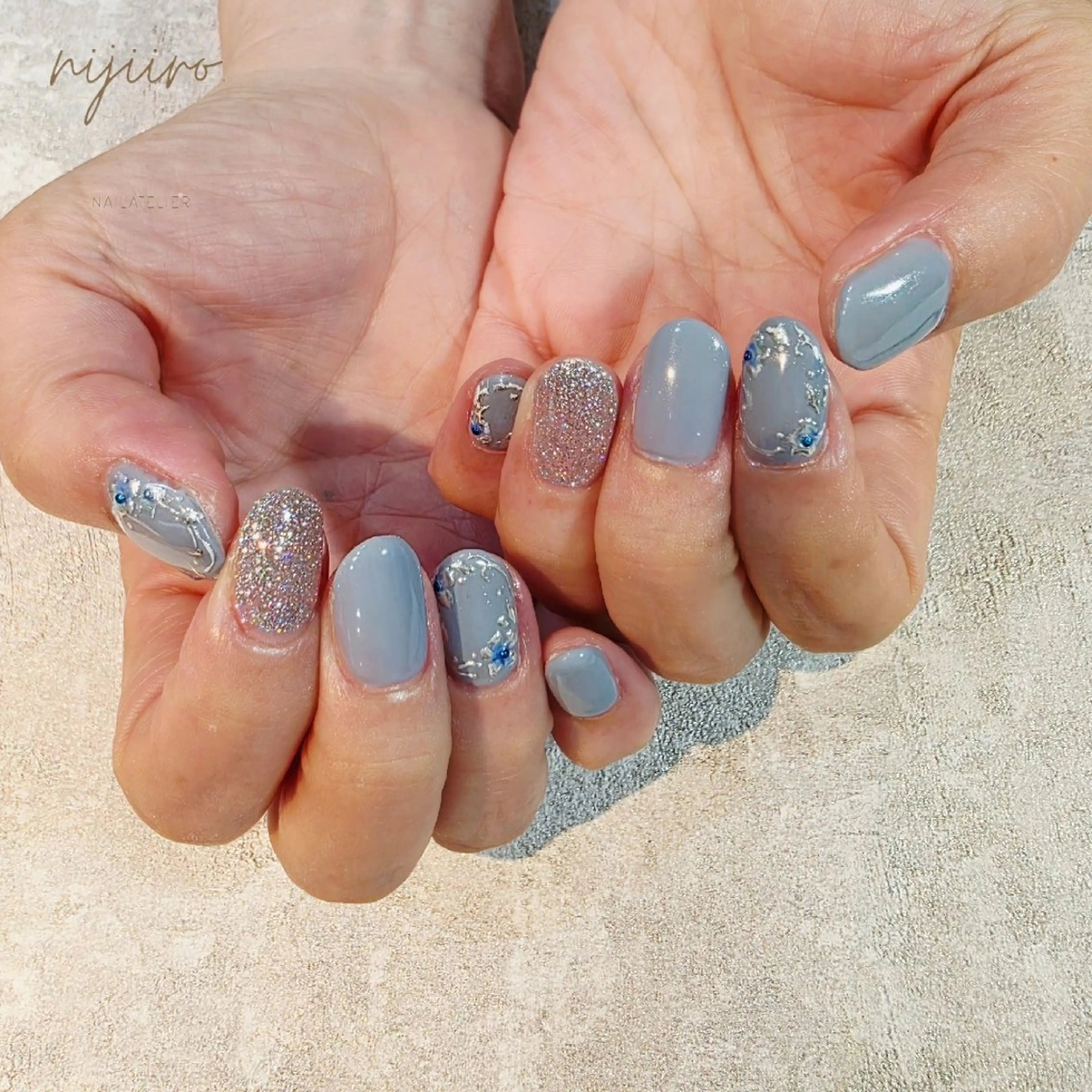 ネイル ハンドネイル nailatelier nijiiro.所属・nijiiro🌈 サトウのネイルデザイン