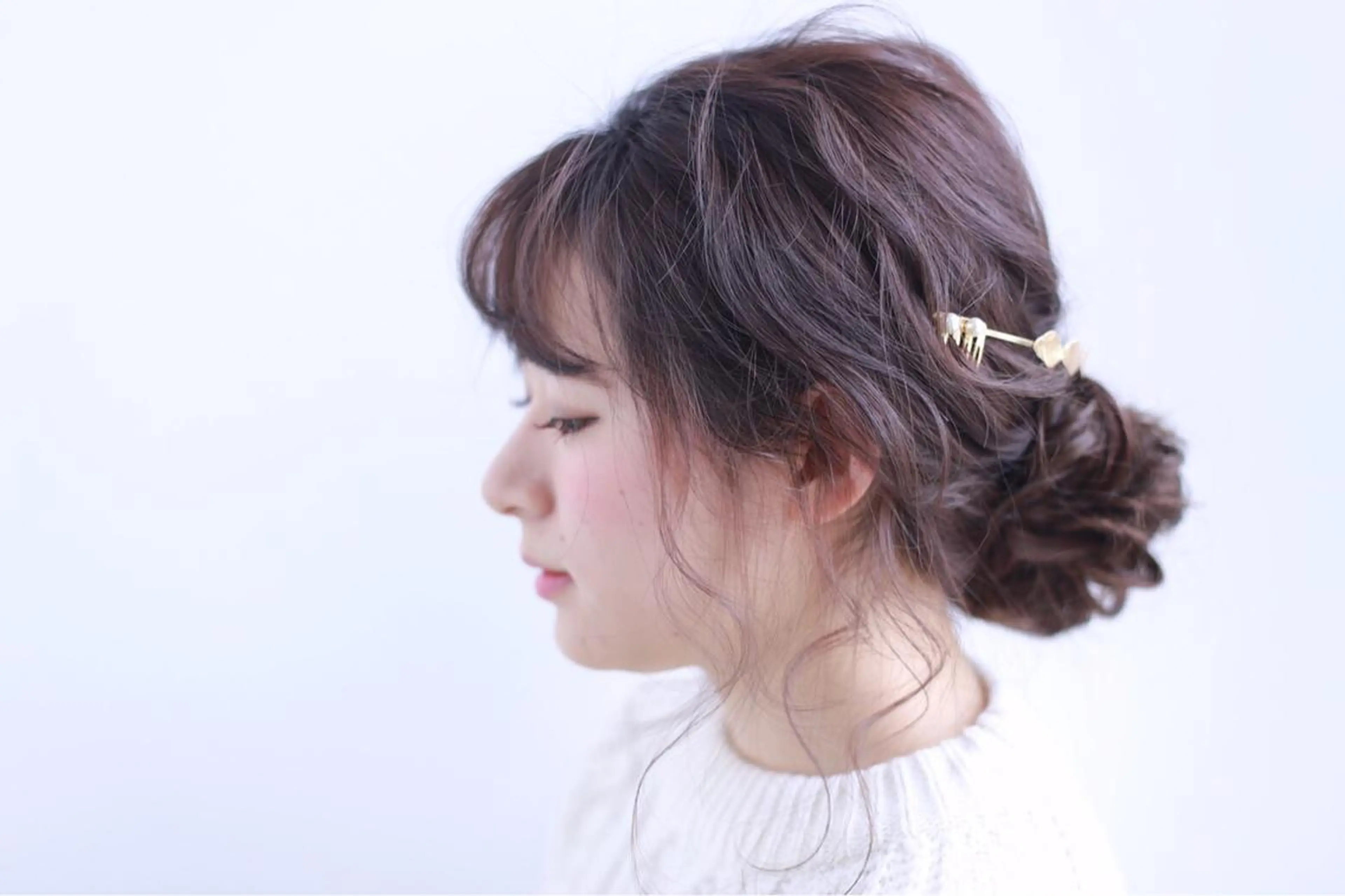 セミロング ヘアアレンジ 💓永坂　美由紀💓 Aujuaソムリエのヘアスタイル