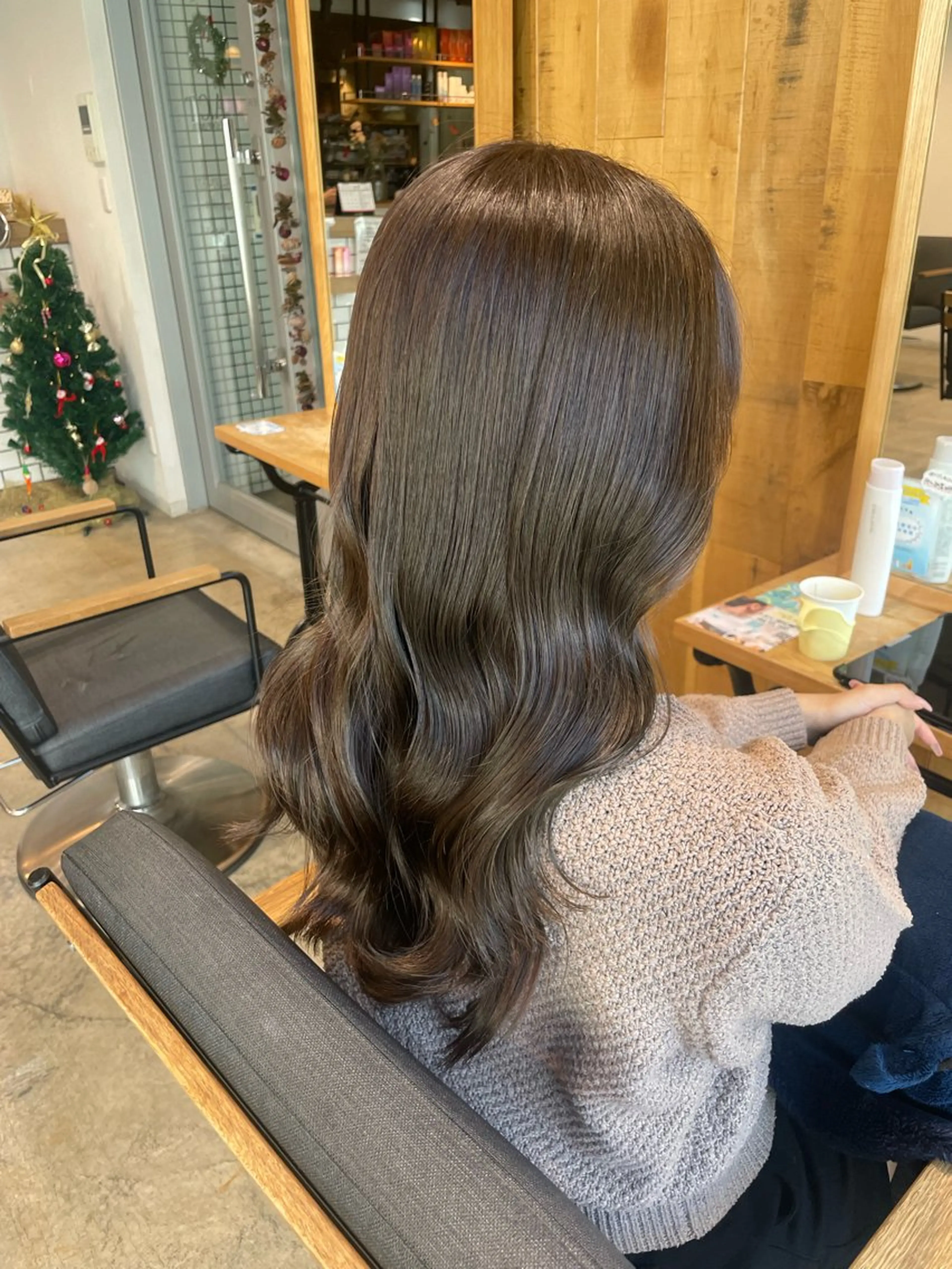 ロング カラー ベージュカラー 透明感カラー オリーブベージュ 髪質改善 カット ヘアカラー トリートメント 髪質改善カラー🪡✨ レイヤー/ rinaのヘアスタイル