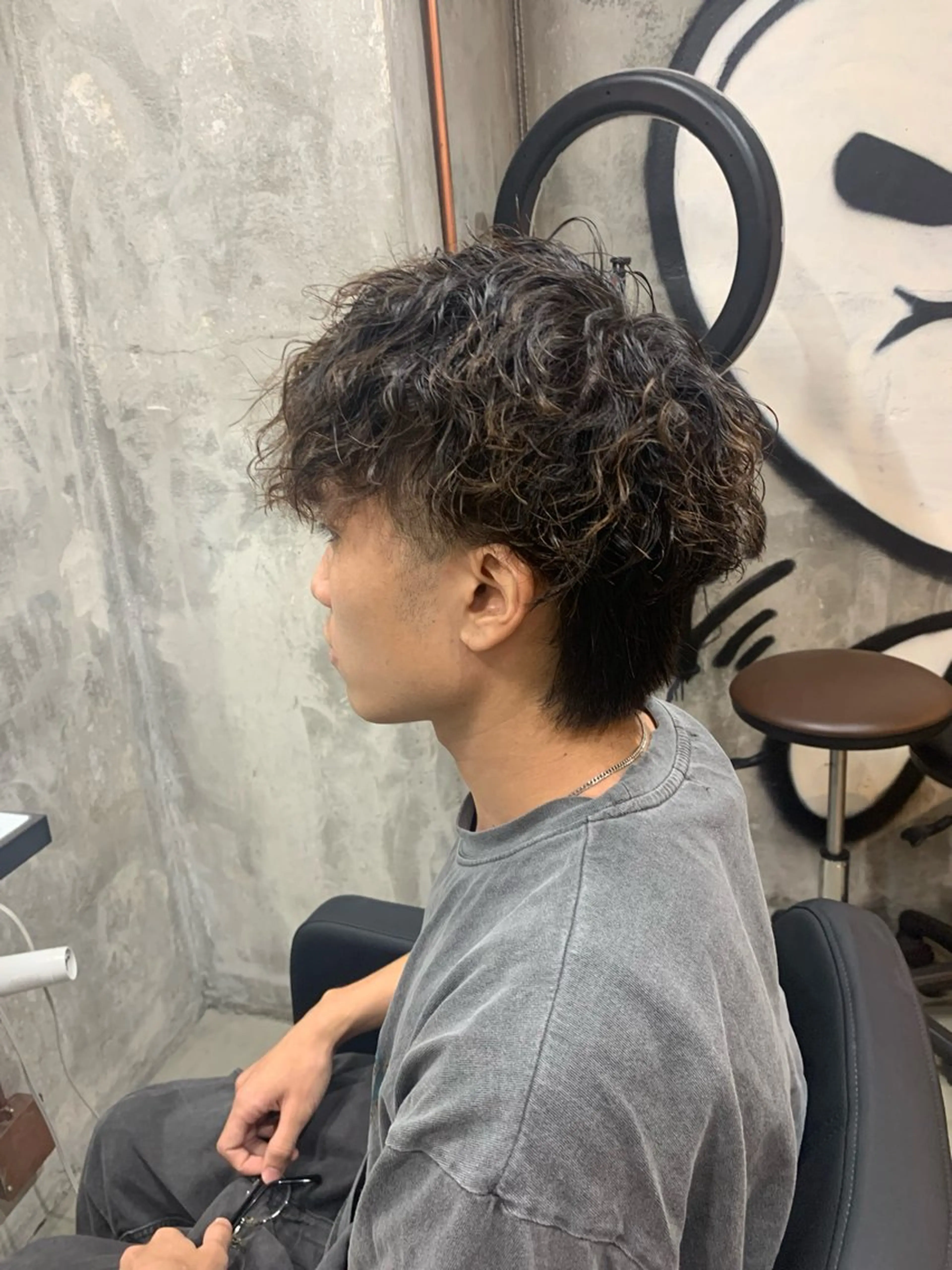 パーマ メンズ マッシュ メンズパーマ ツイストスパイラルパーマ スパイラルパーマ カット パーマ ⚡️メンズパーマ特化 mens支持◎/忠地のヘアスタイル