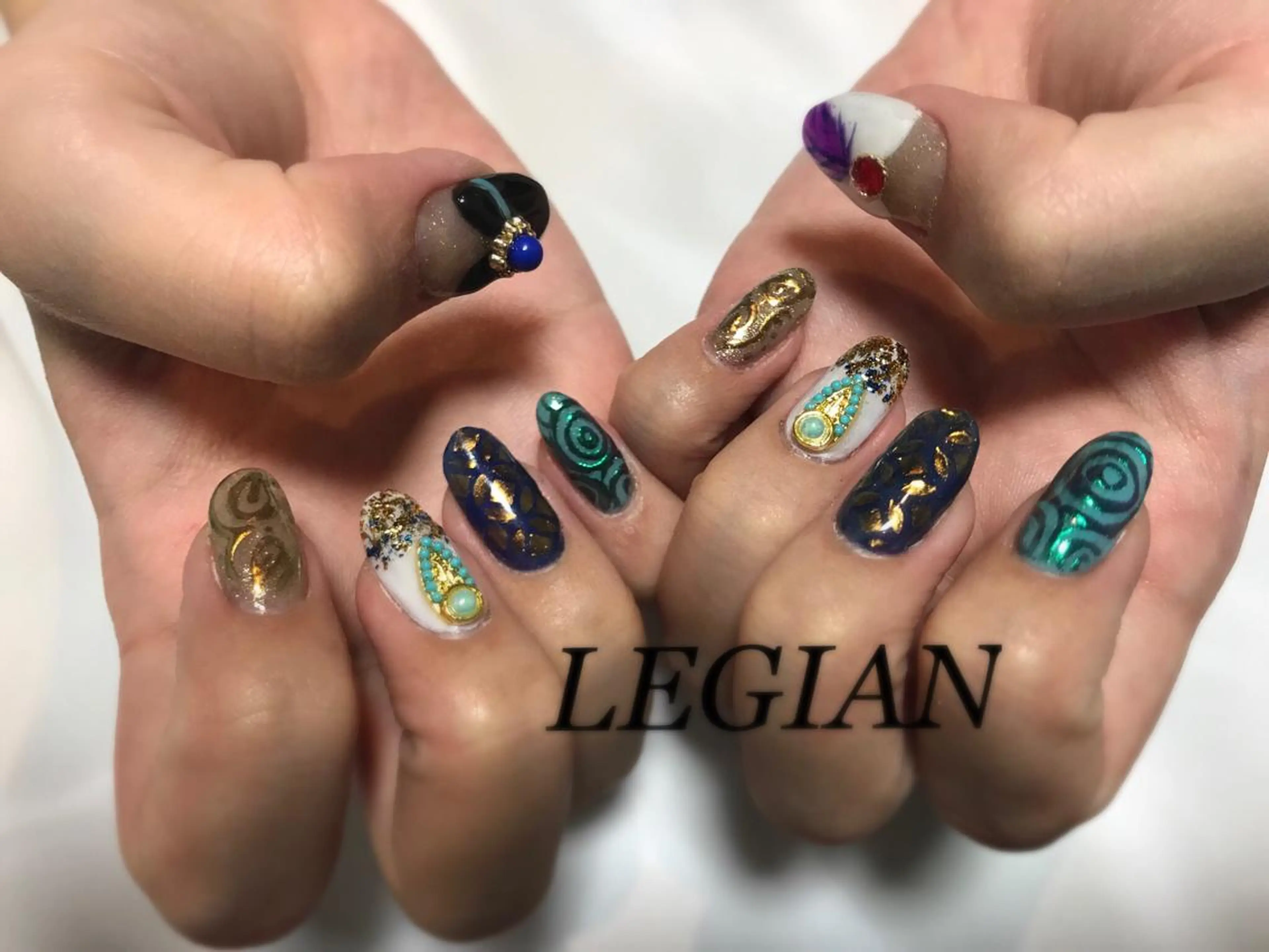 ネイル ハンドネイル 古川 真理枝のネイルデザイン