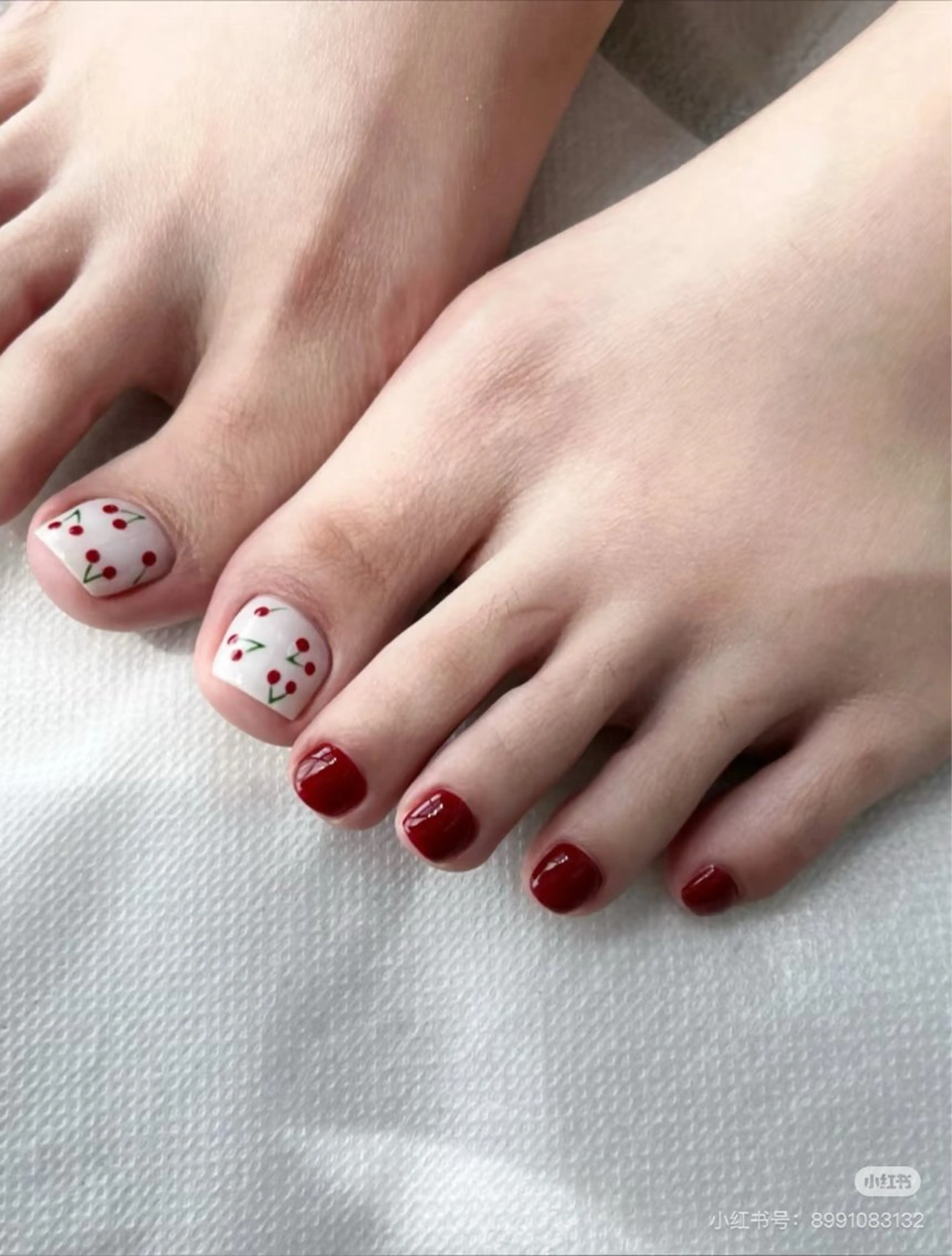 ネイル アートネイル チークネイル 長さ出し フットネイル ジェルネイル フットネイル ラッキーネイルサロン 西川口東口店のネイルデザイン