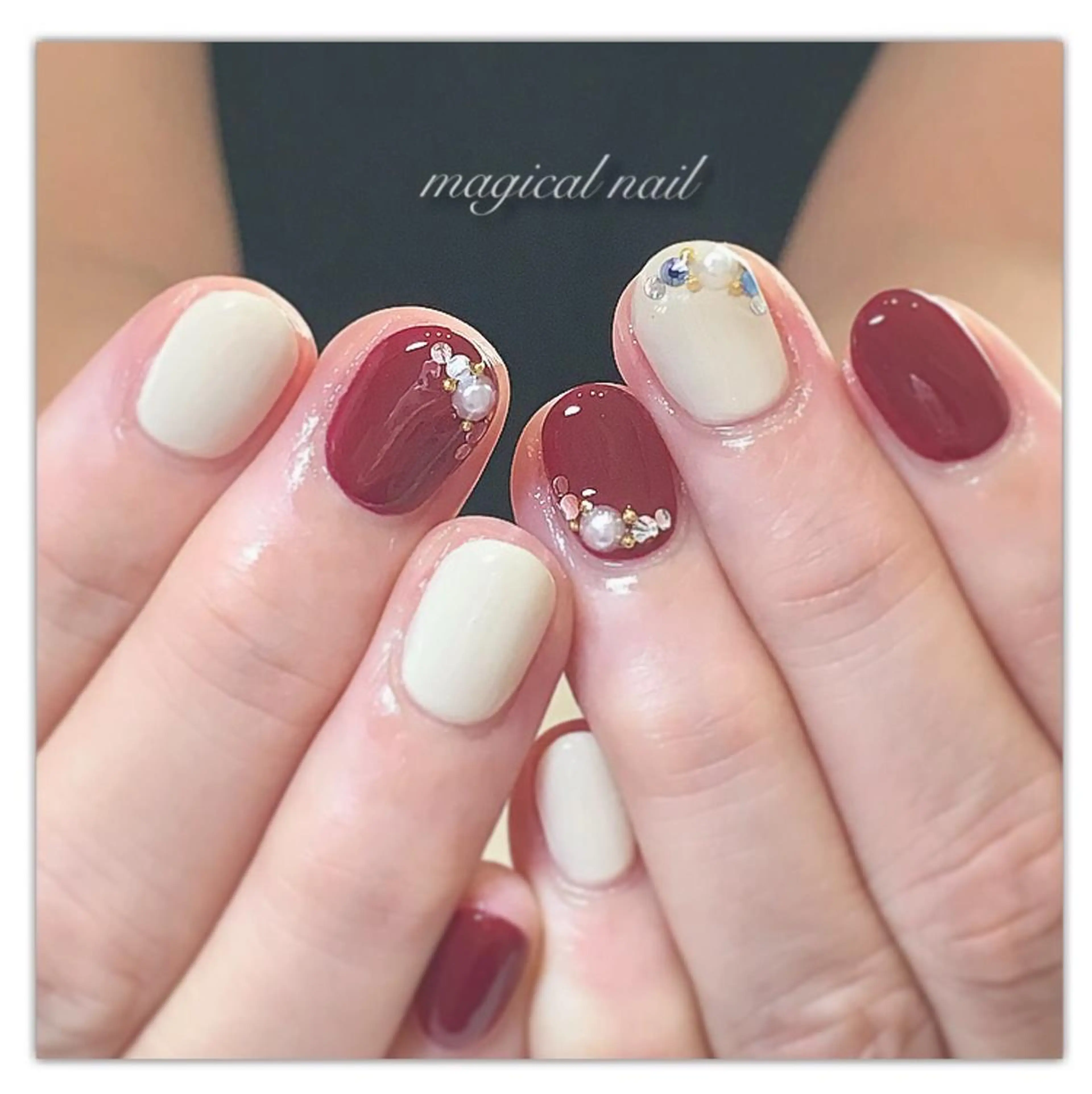 ネイル ワンカラーネイル ハンドネイル magical nailのネイルデザイン