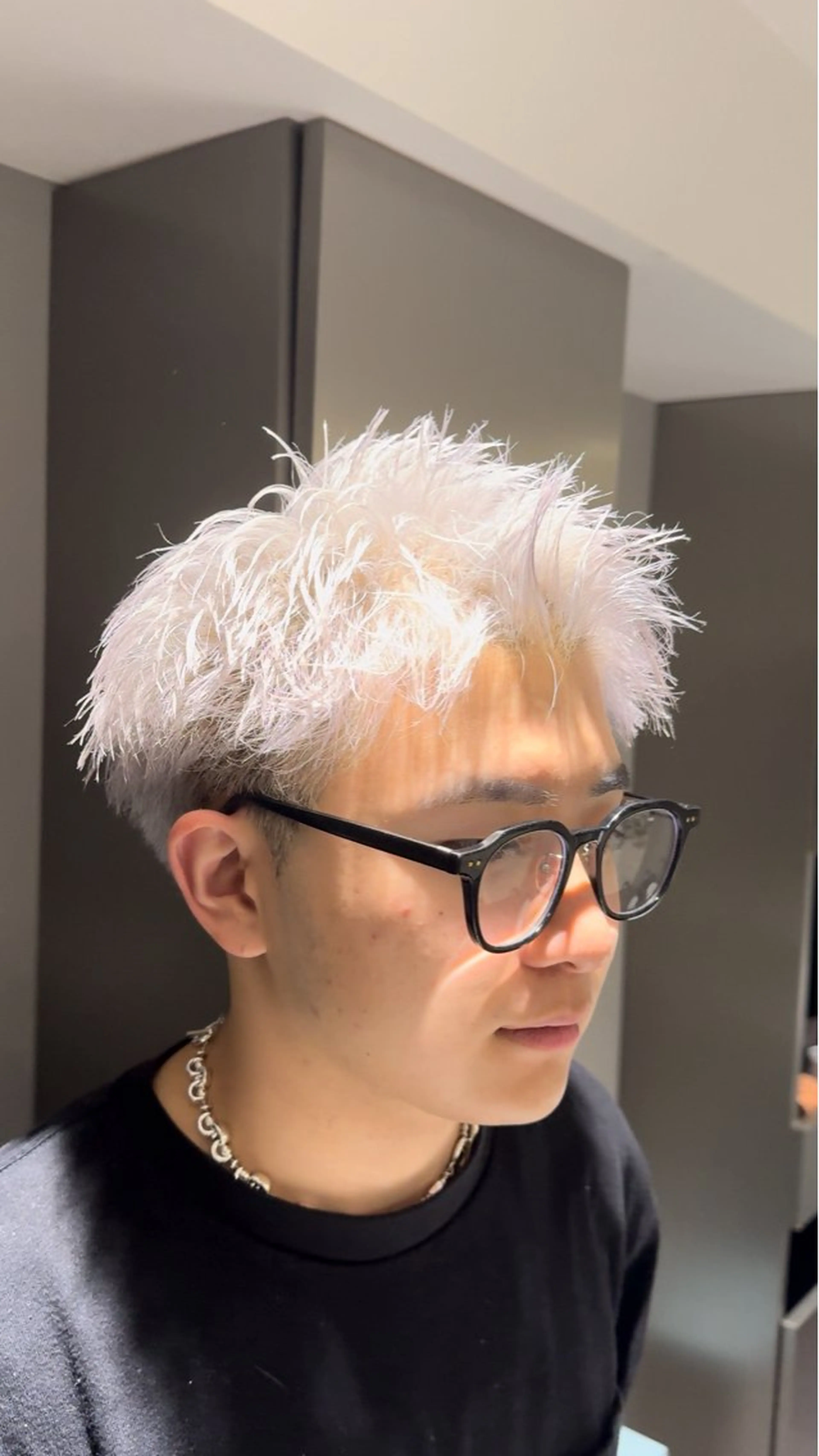 カット+ダブルカラーの写真