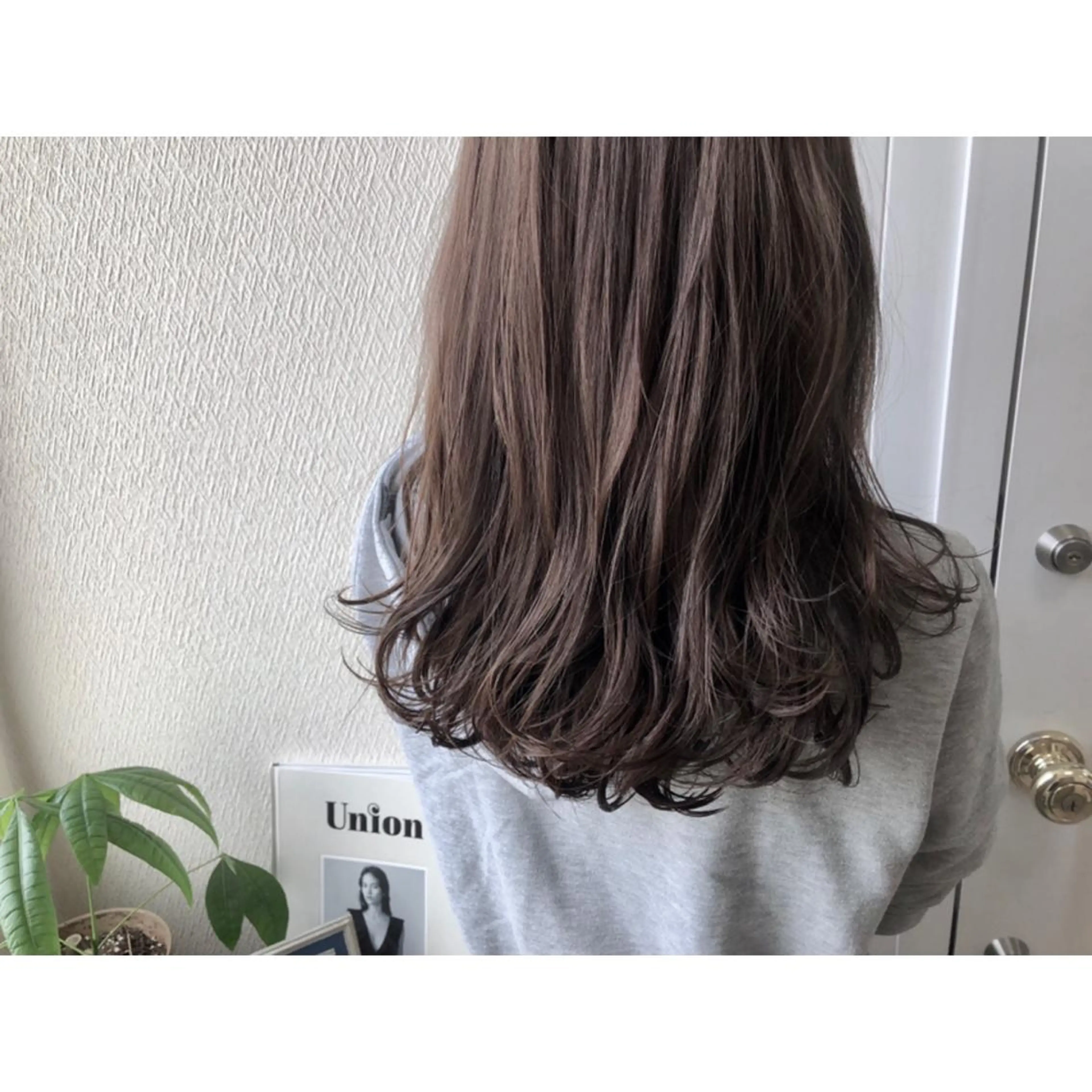 ロング カラー アッシュ ブリーチ 透明感カラー ダブルカラー 江上拓郎/ショート /酸性ストレートのヘアスタイル