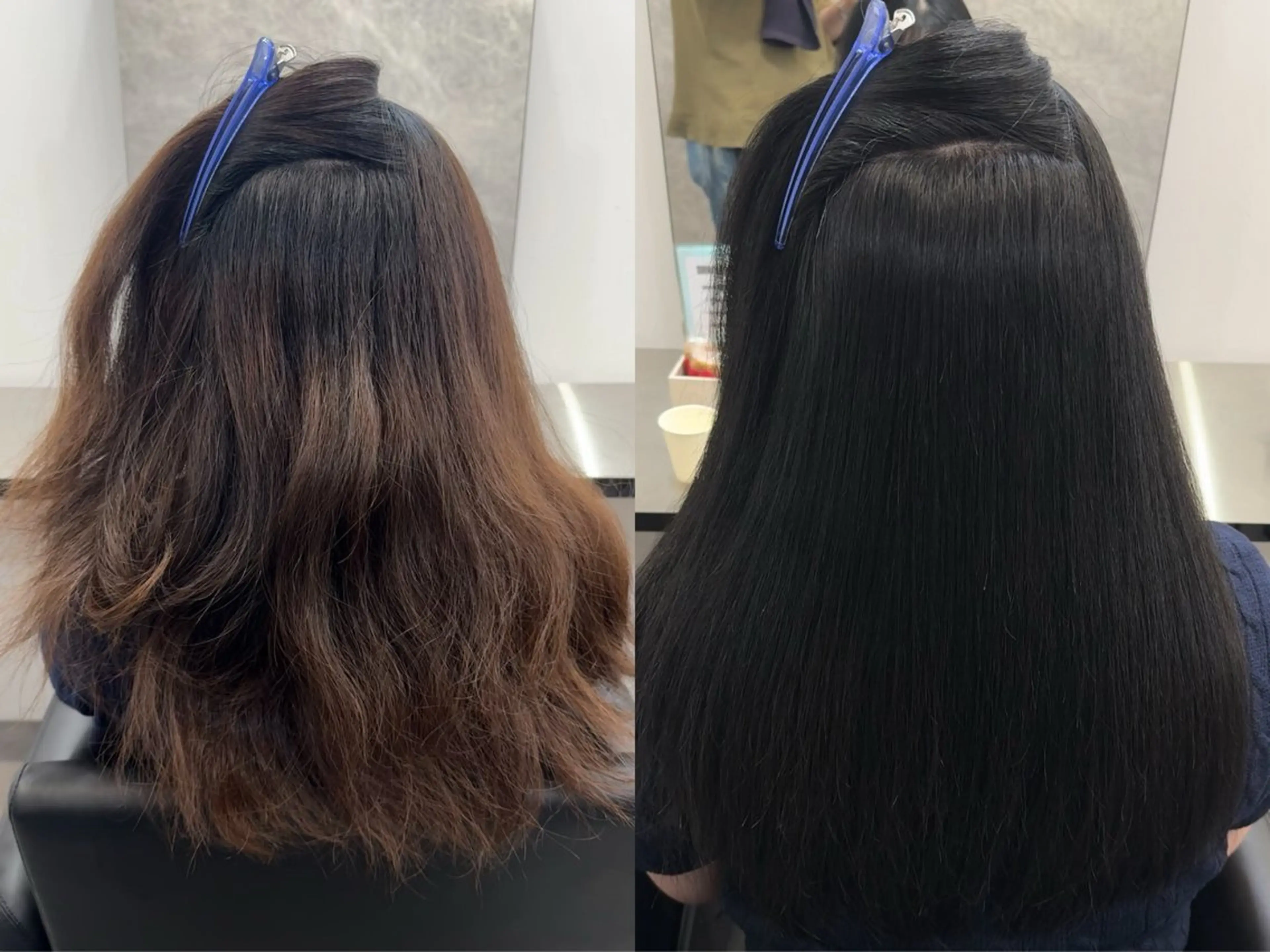 ロング カット ヘアカラー 縮毛矯正 トリートメント 髪質改善×縮毛矯正 Core 片山健太のヘアスタイル