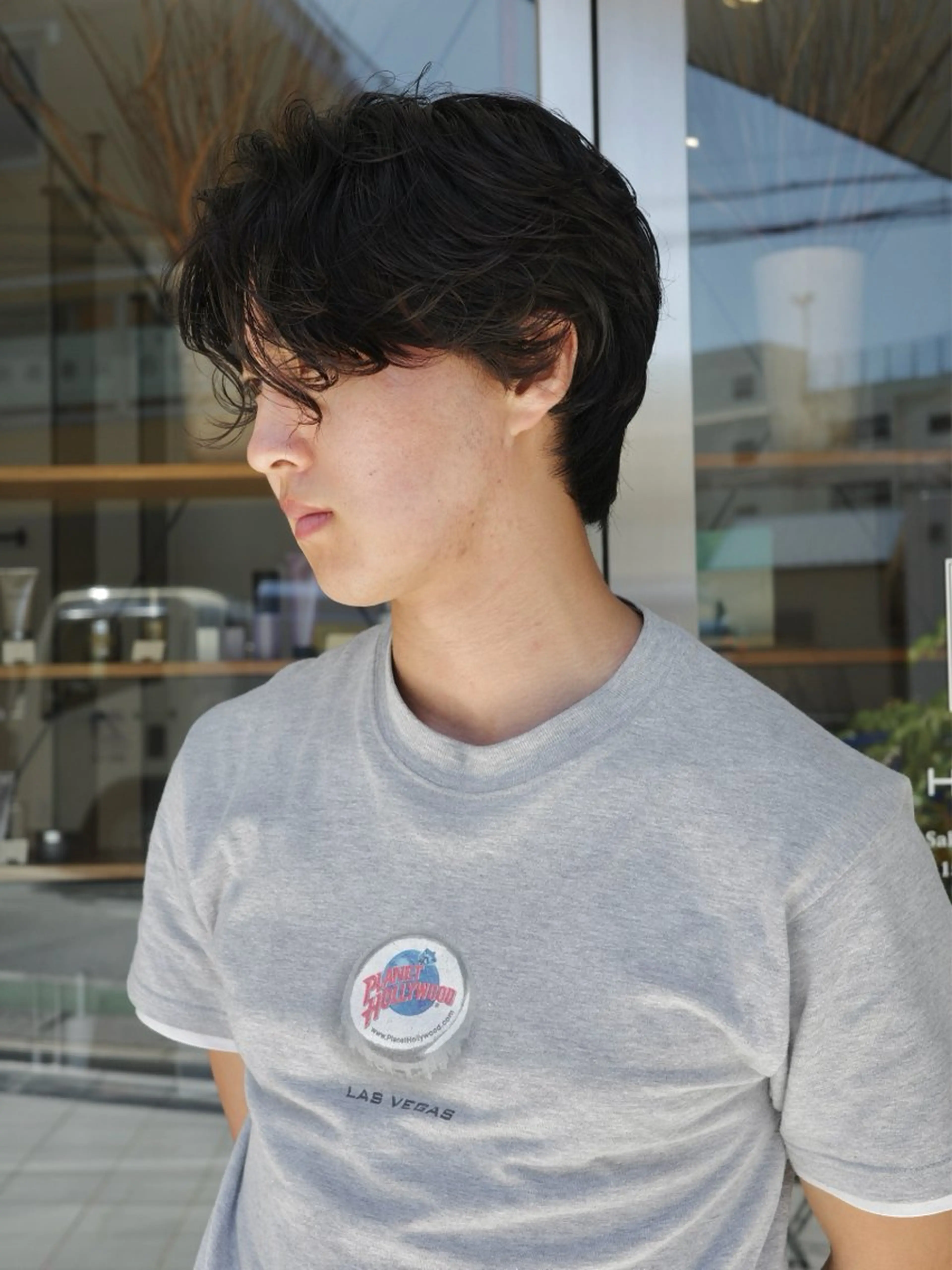 ショート パーマ カット パーマ NERO 眞下秋歩のヘアスタイル