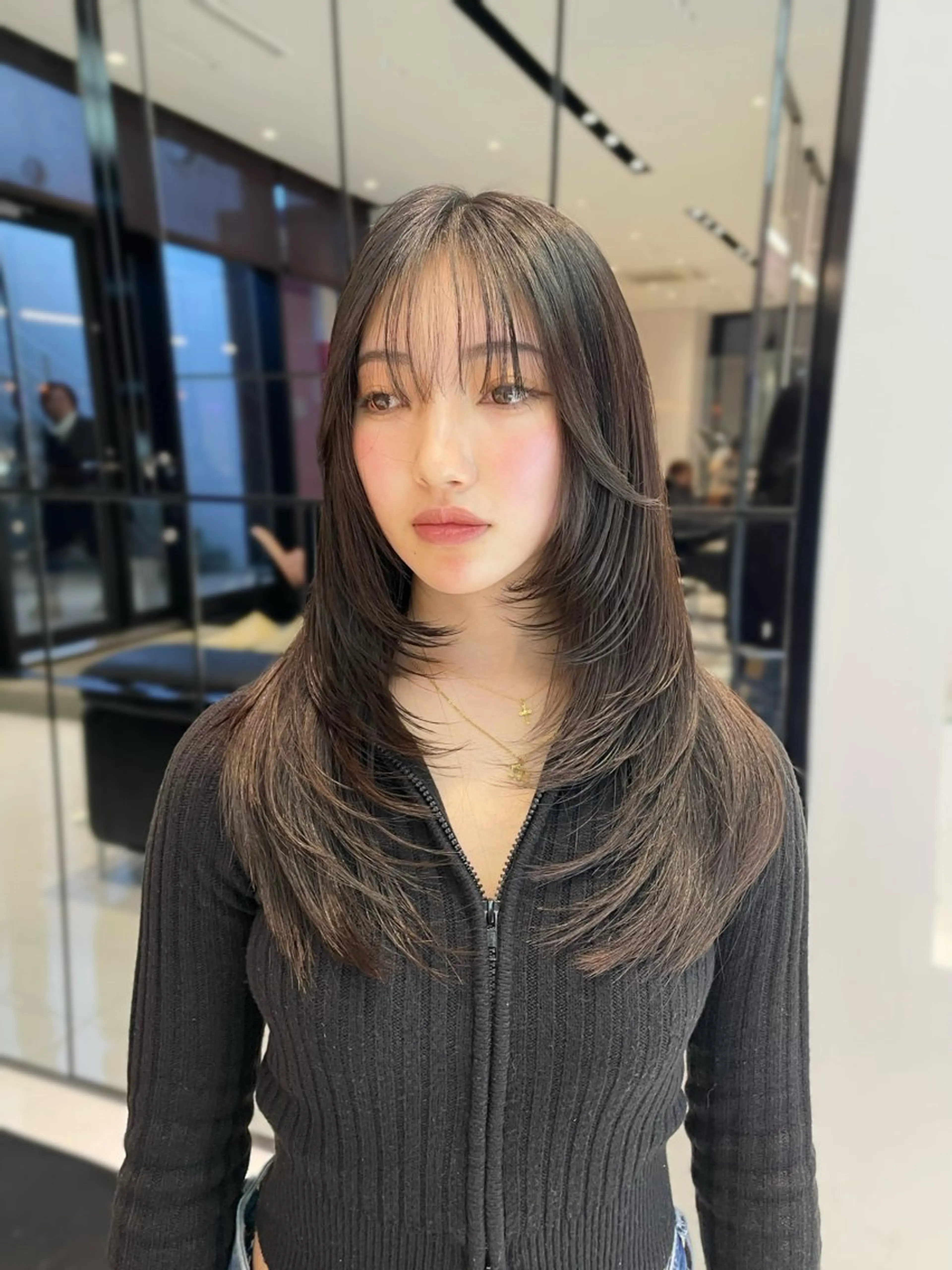 ロング レイヤーカット シャギー カット keen 吉祥寺所属・【韓国❤️海外ヘア】 AYAKAのヘアスタイル