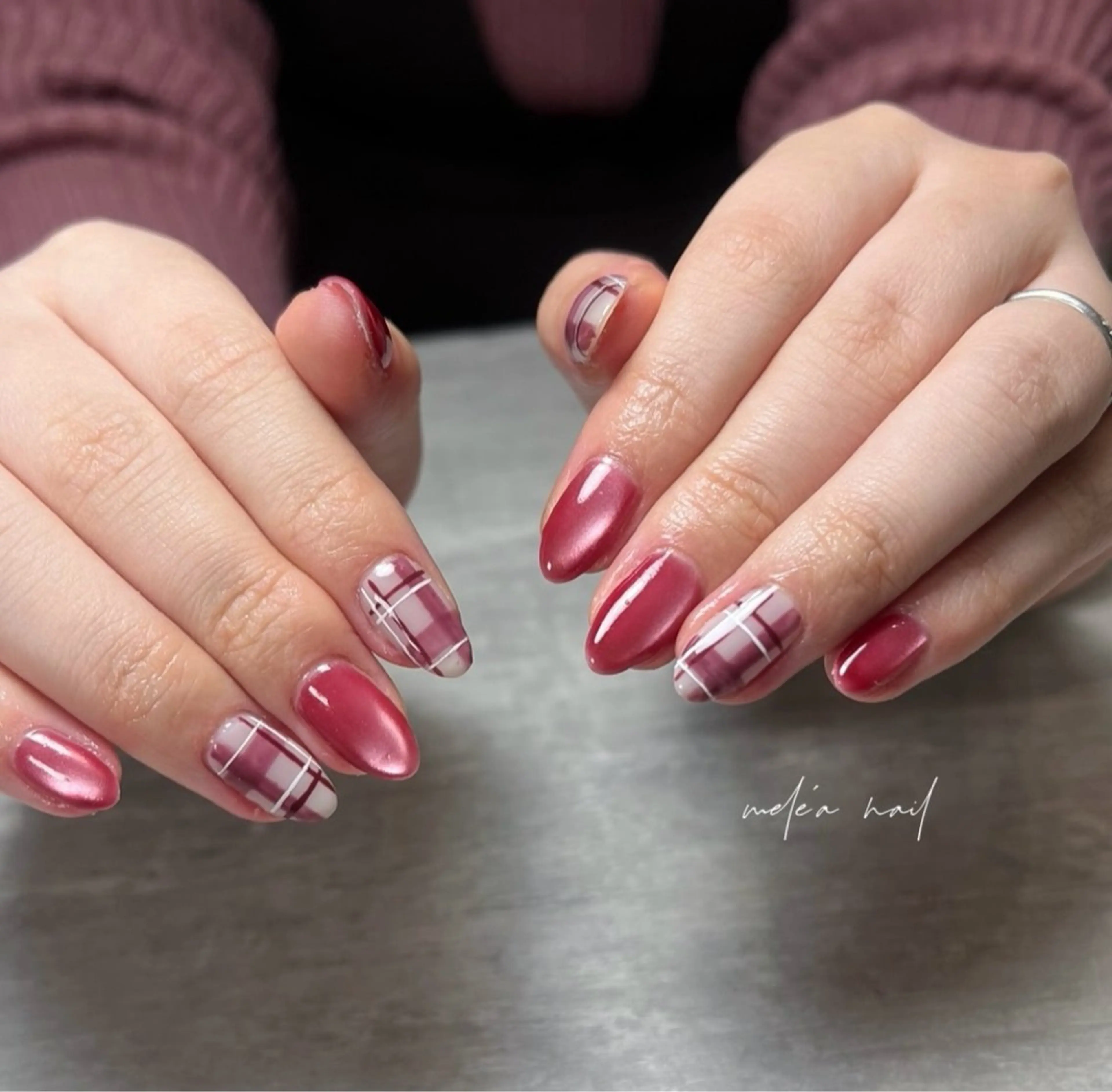 ネイル マグネットネイル miho meléanailのネイルデザイン