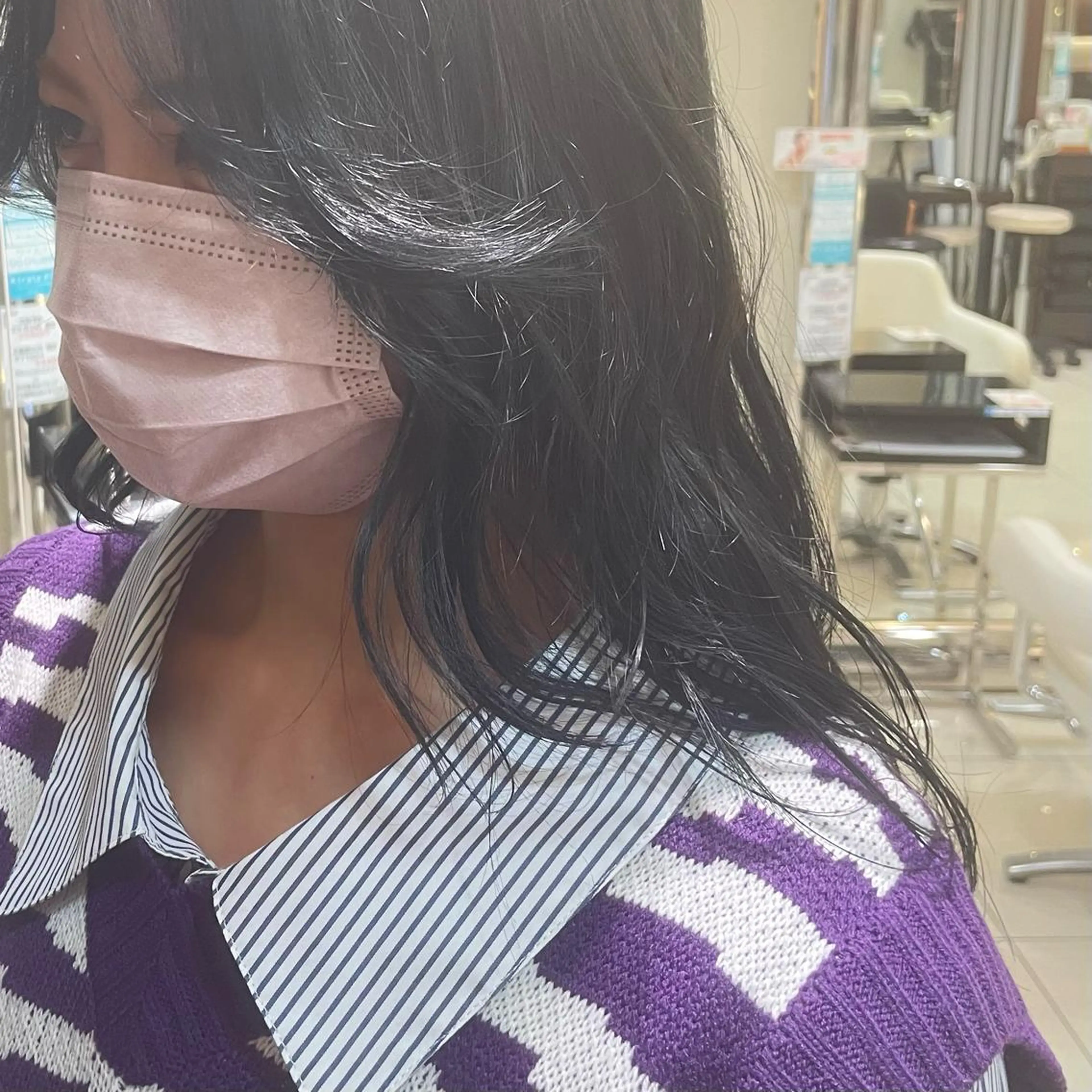 ロング カラー ヘアアレンジ HARUKI MINATO Japan SENDAI所属・🌈【透明感・韓国 ヘア】がっきー🌈のヘアスタイル