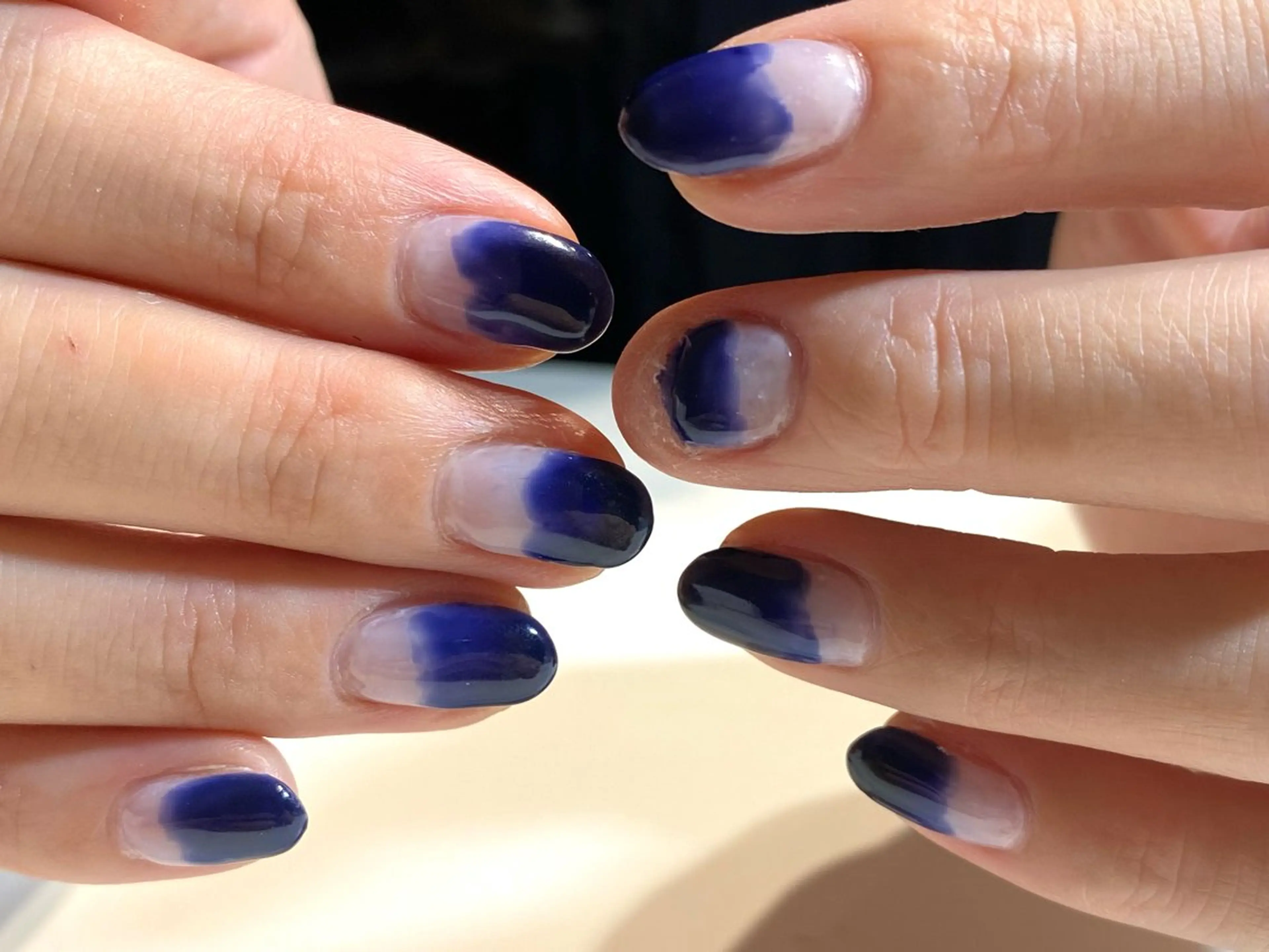 ネイル フットネイル フレンチネイル ジェルネイル グラデーション マグネットネイル ハンドネイル ヘアー.ネイル二刀流 misa🫧のヘアスタイル