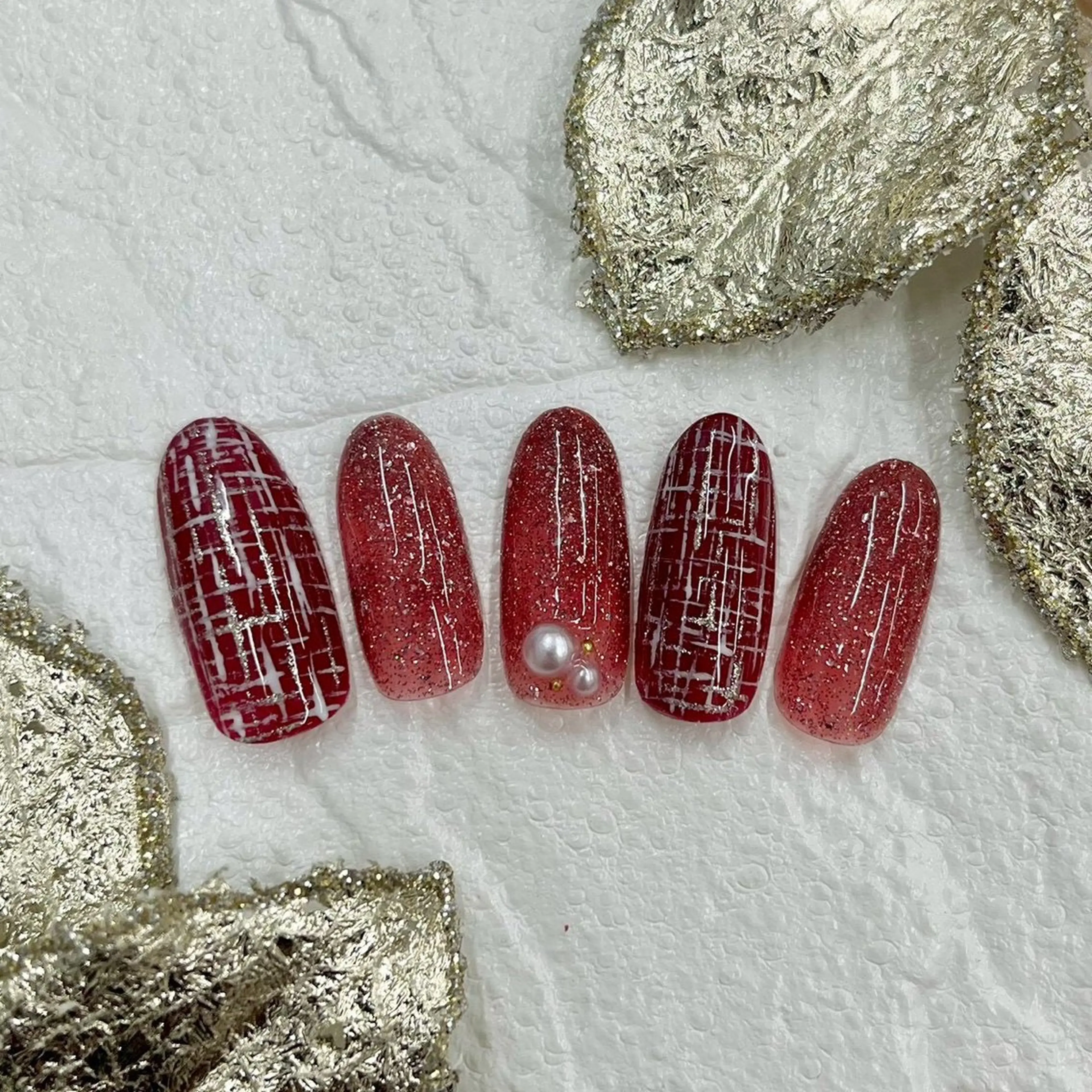 ネイル ⭐︎休業中の練習⭐︎ JNA認定講師髙橋のネイルデザイン