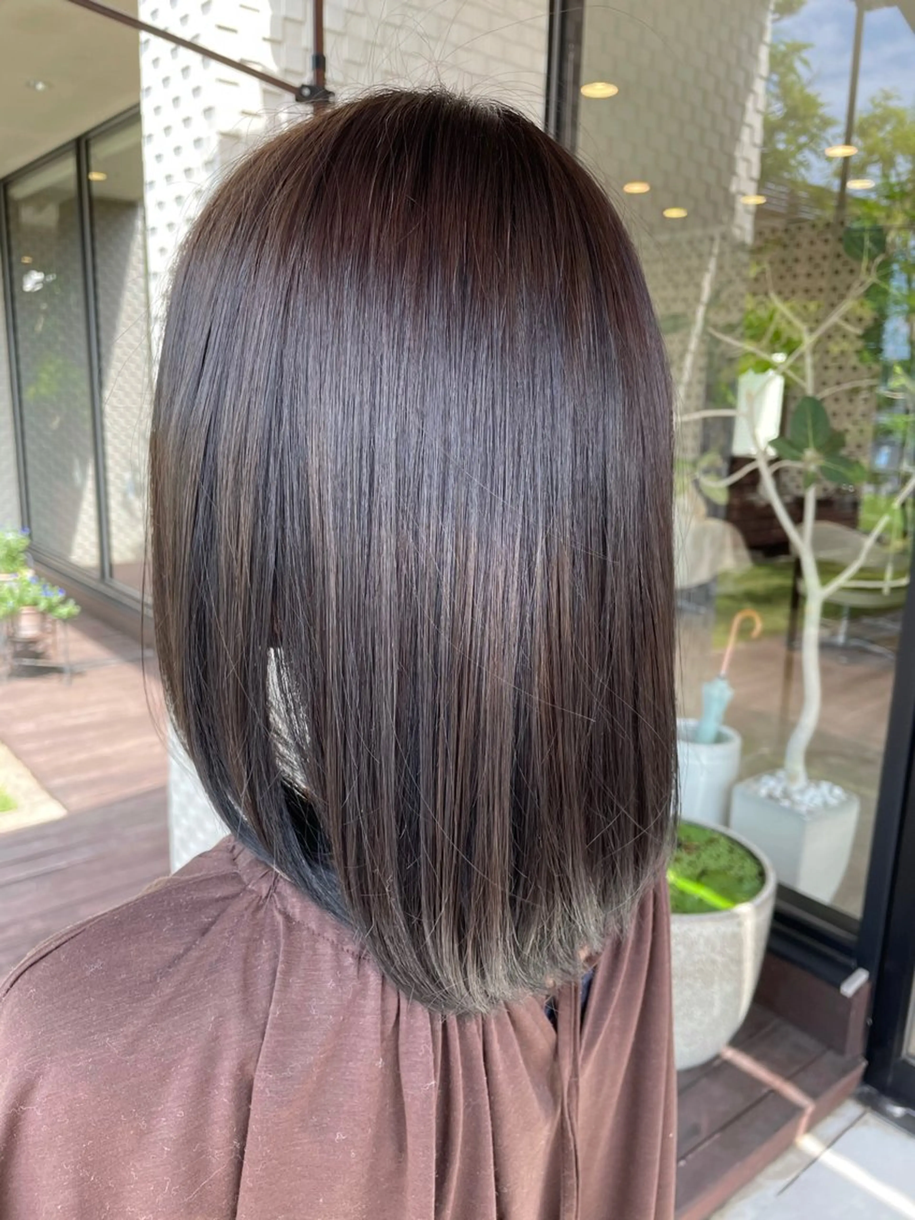 セミロング カラー TELAHAIR四街道店所属・⚜️TELAHAIR ⚜️櫻井のヘアスタイル