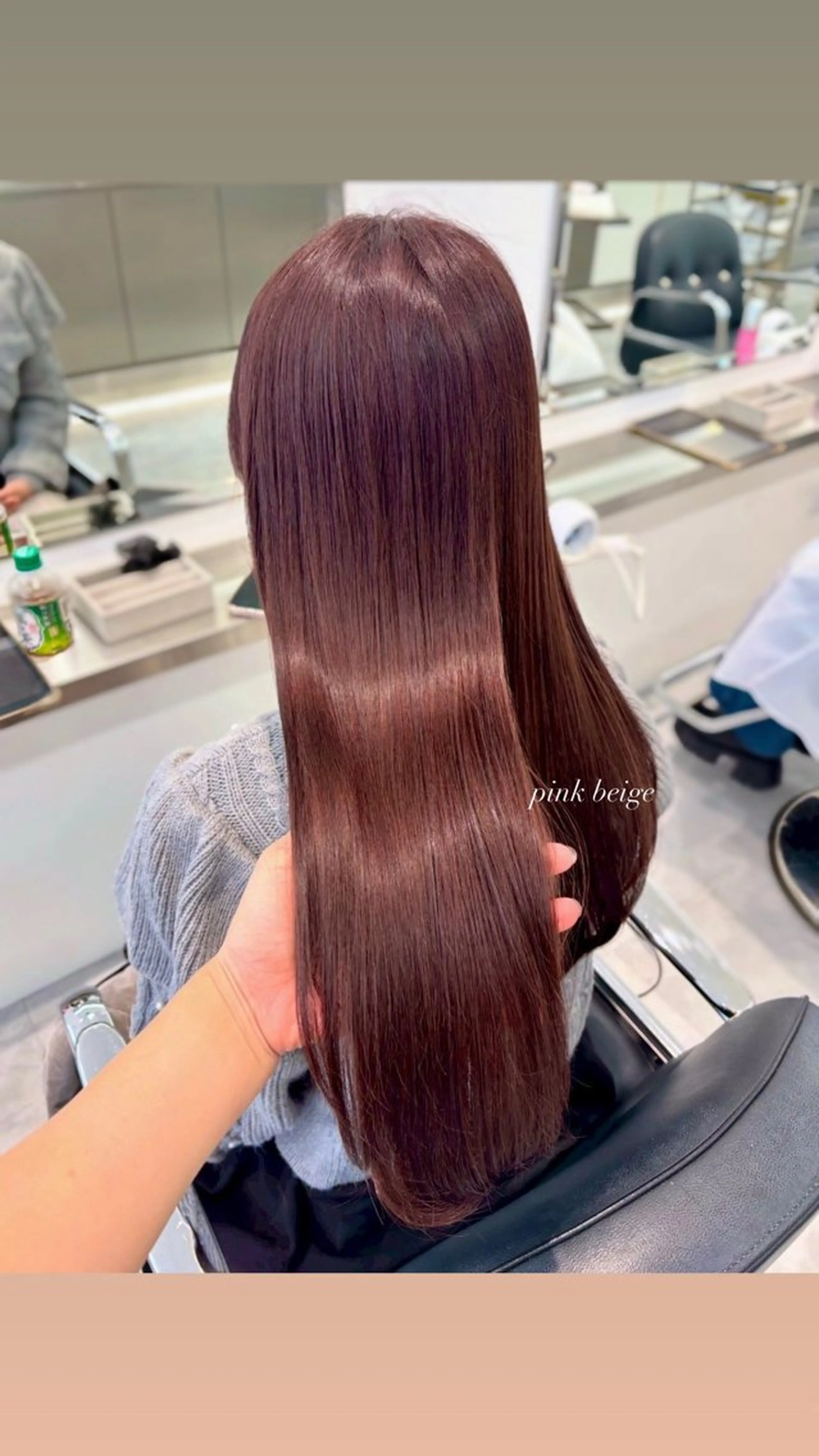 ロング ヘアカラー ParveMix 宮﨑 梨里のヘアスタイル