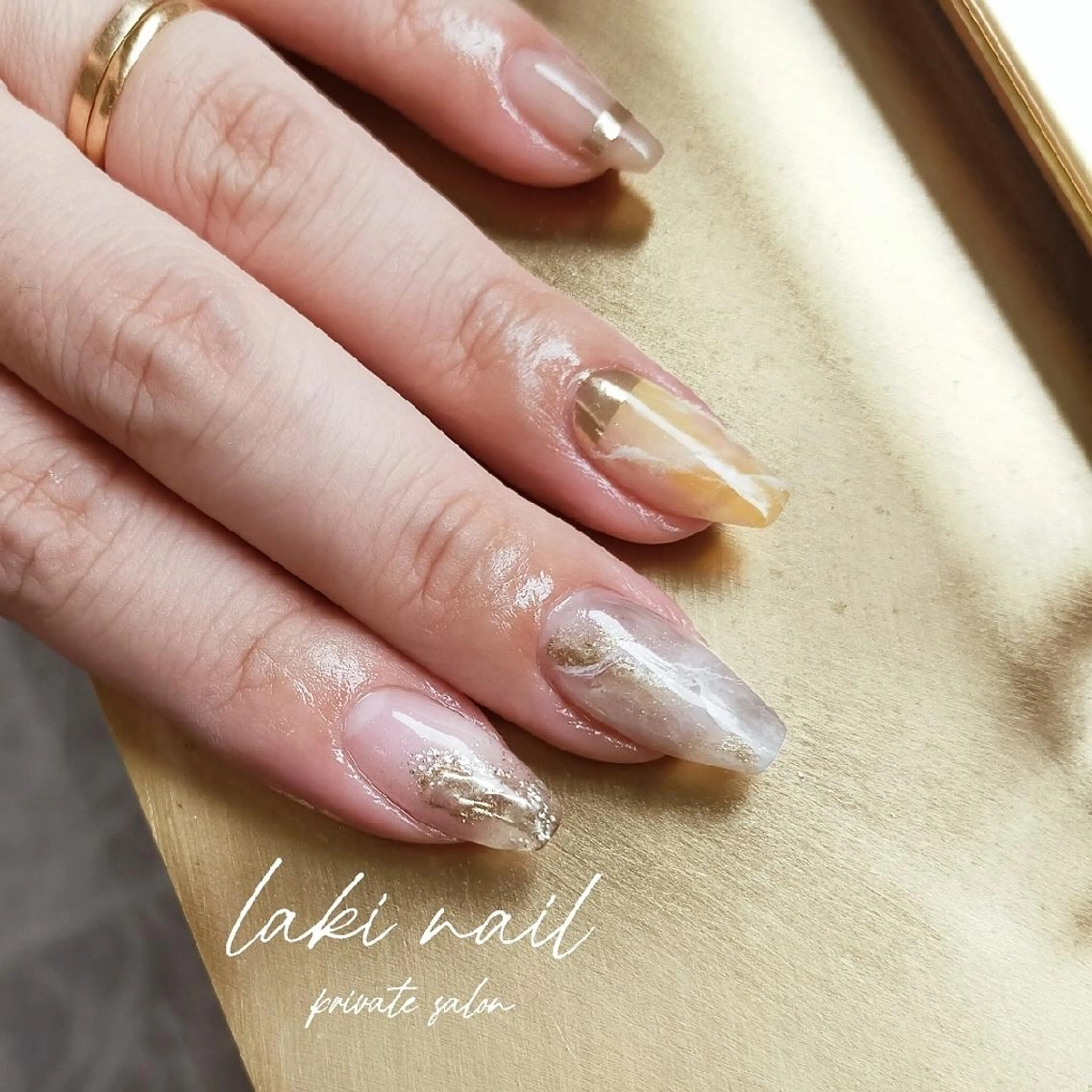 ネイル ニュアンスネイル ハンドネイル by lakiのネイルデザイン
