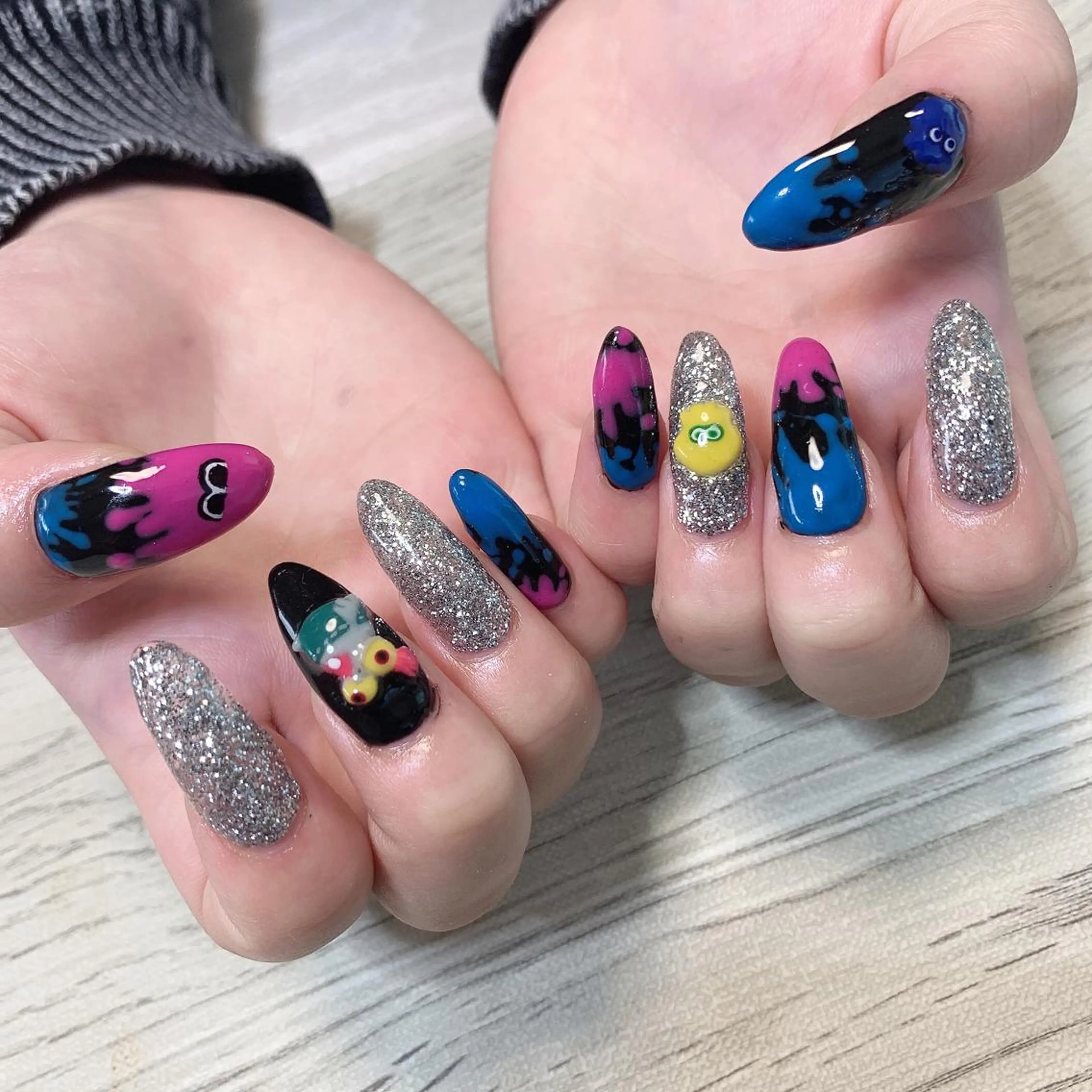 ネイル 持ち込み ハンドネイル フットネイル Adite nailのネイルデザイン