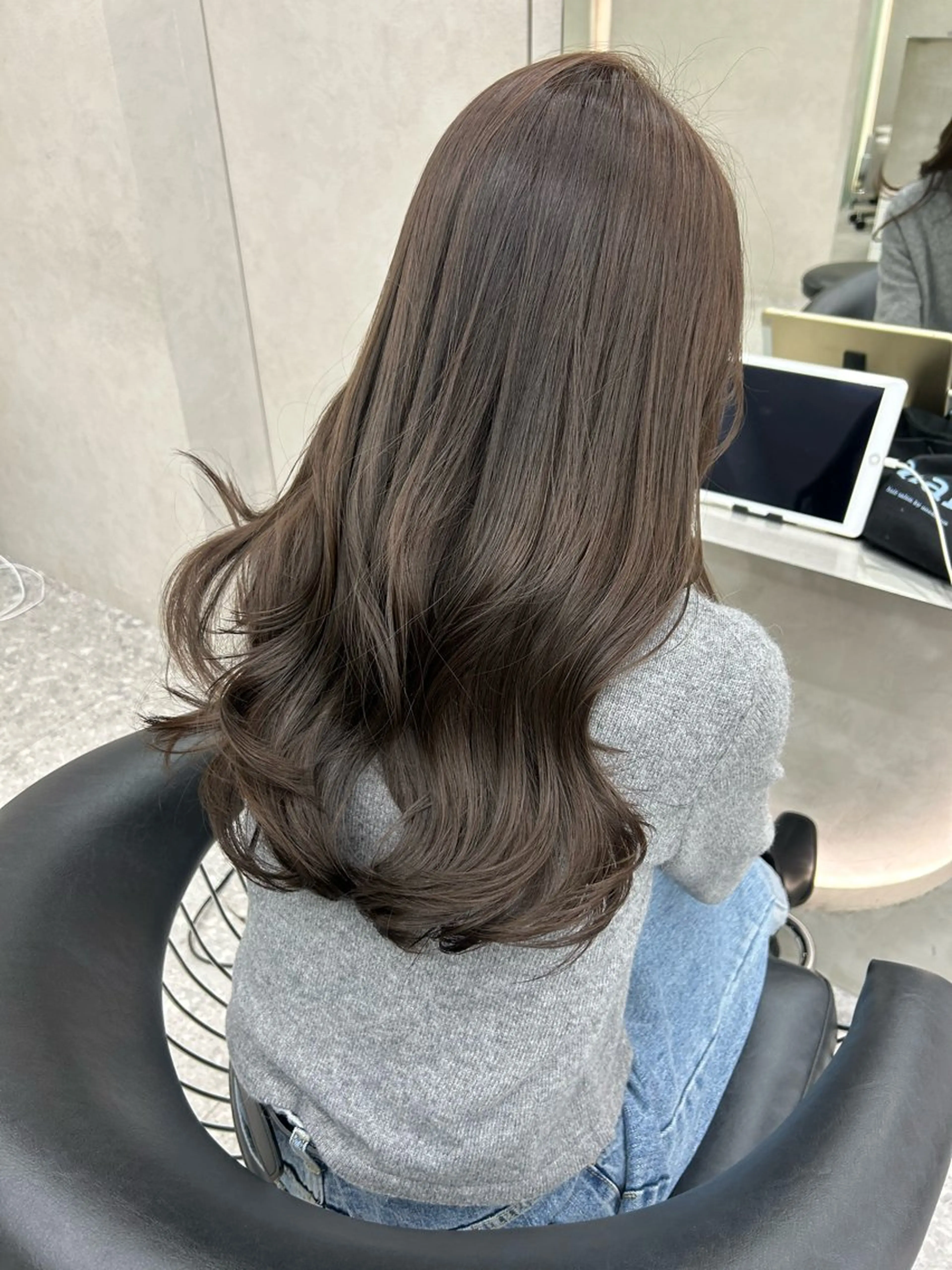 セミロング カラー ヘアアレンジ カット ヘアカラー fumika🎀 ベージュのヘアスタイル