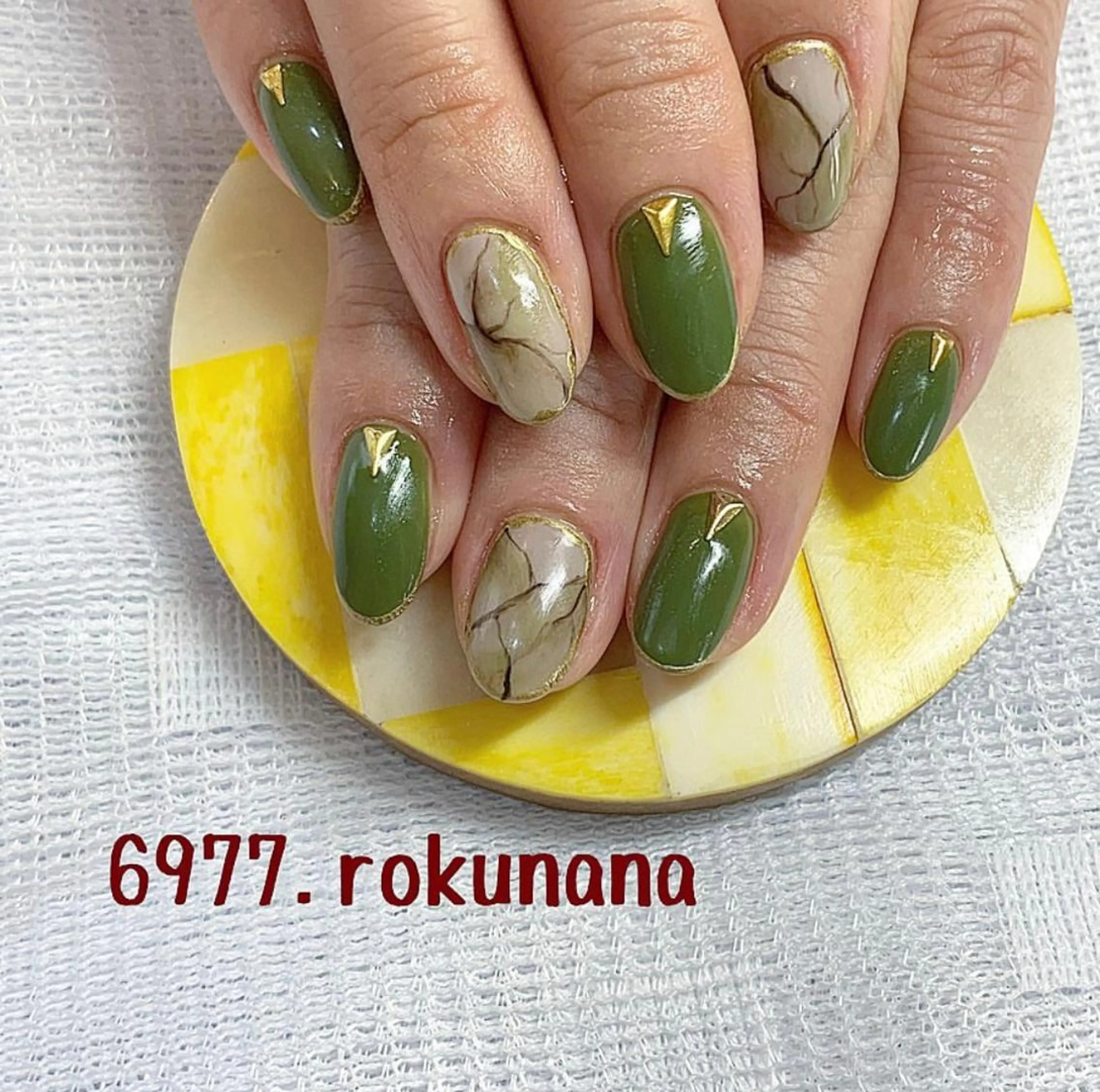 ネイル アートネイル ラメ(グリッター) rokunana 佐野のネイルデザイン