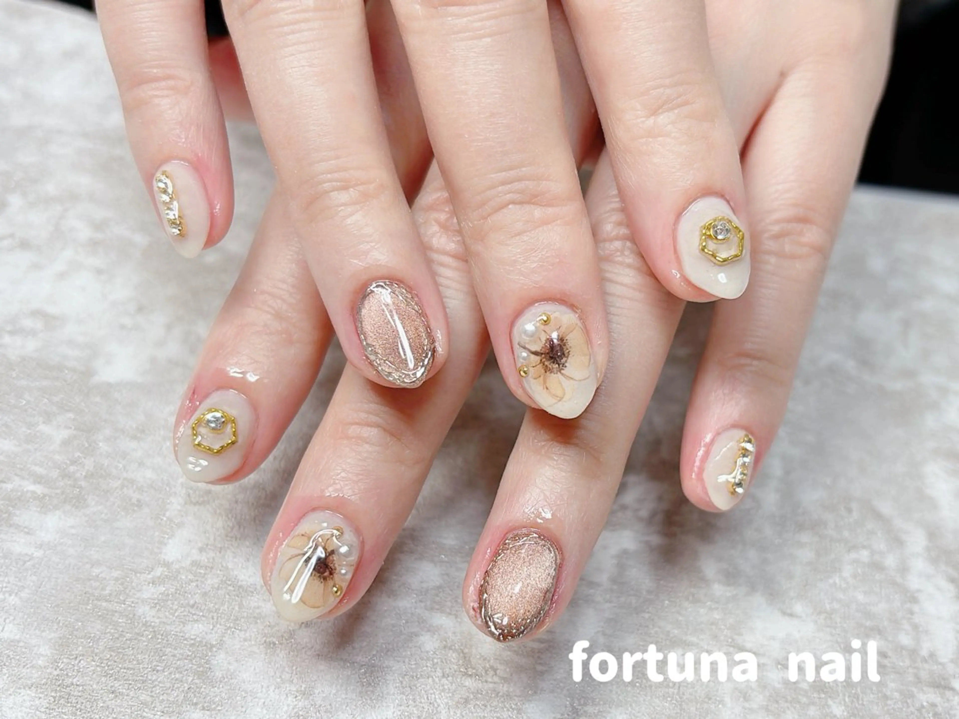 ネイル ハンドネイル ハンドケア Nail •Head スパFortunaのネイルデザイン