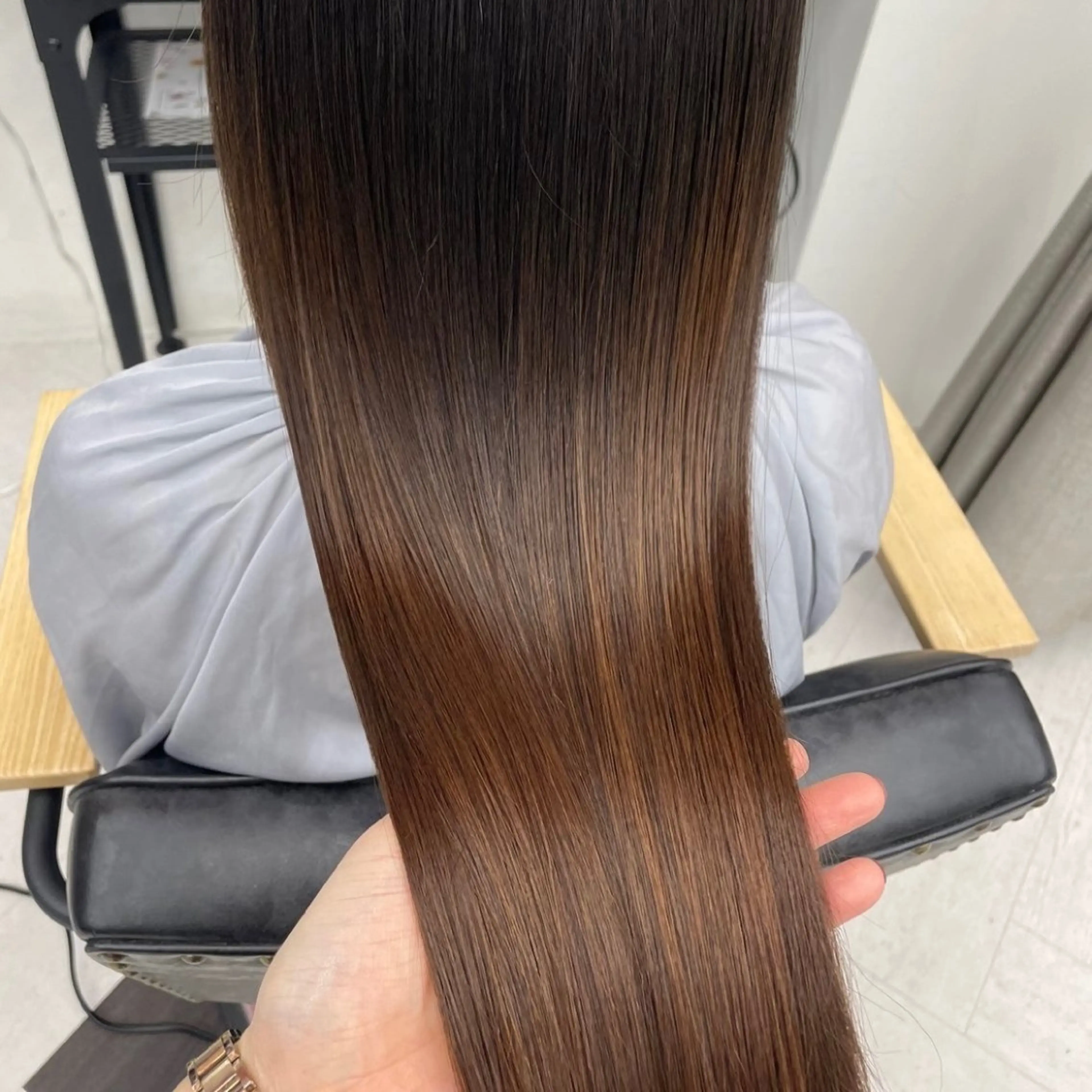 ショート カラー パーマ ヘアアレンジ メンズ ブラウンカラー 透明感カラー ナチュラルブラウン 髪質改善 トリートメント mona/ ストレートスタイル✨のヘアスタイル