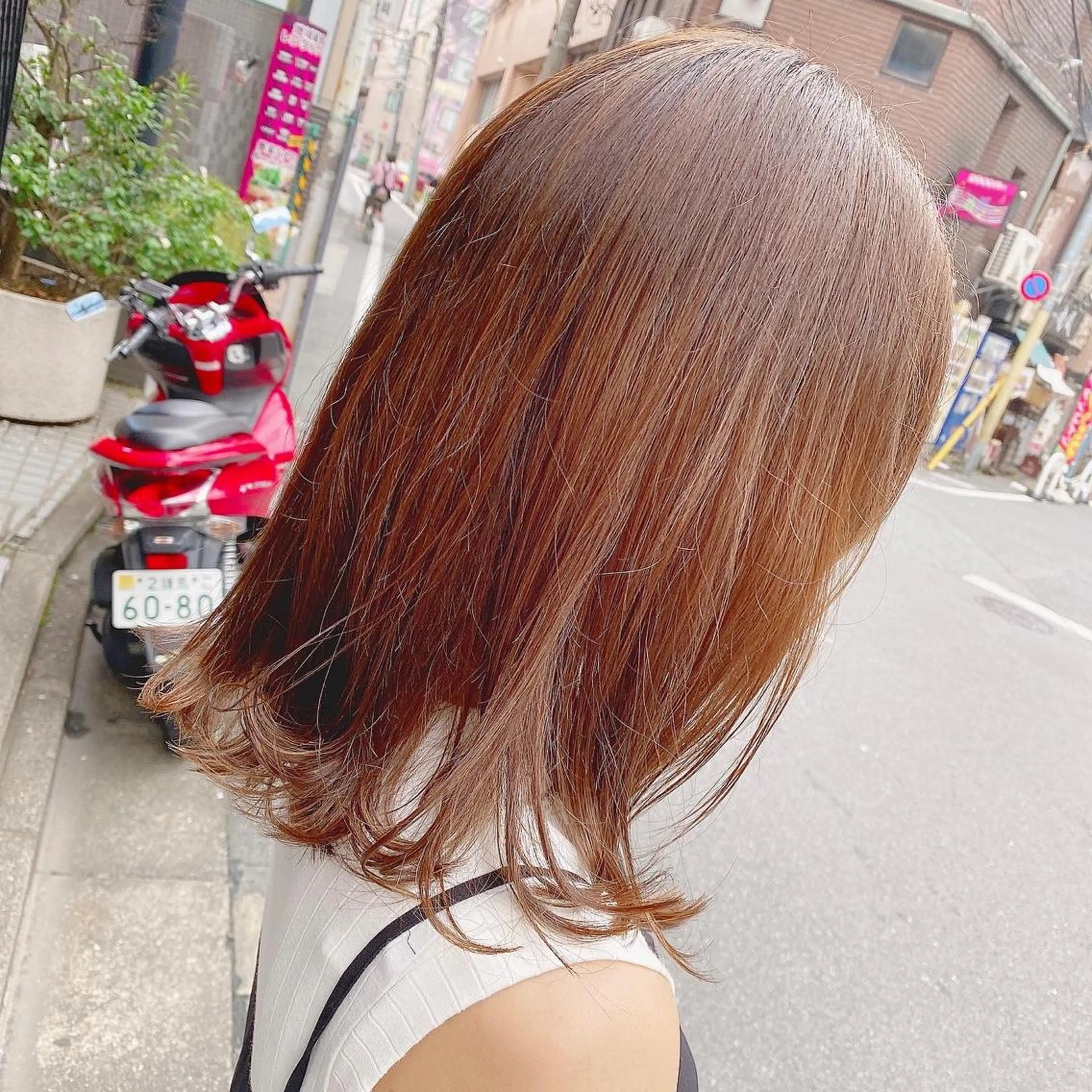 ミディアム 髪質改善 SALOWIN 池袋Suite店所属・髪質改善特化 安東駿介のヘアスタイル